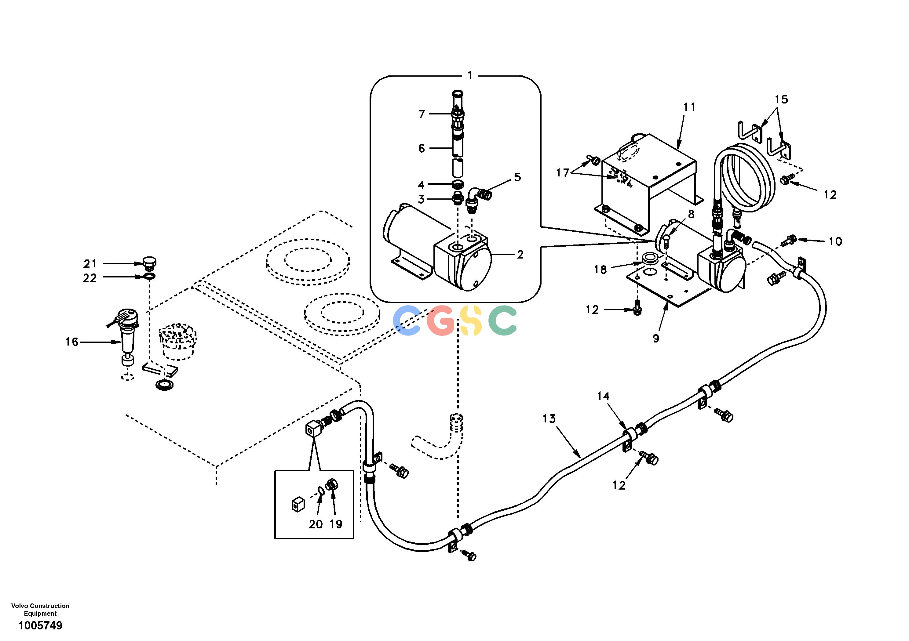 沃尔沃零件查询EC240 Fuel filling pumpNoneDE04J002-DE04J003NoneNoneNoneAutodata Volvo online