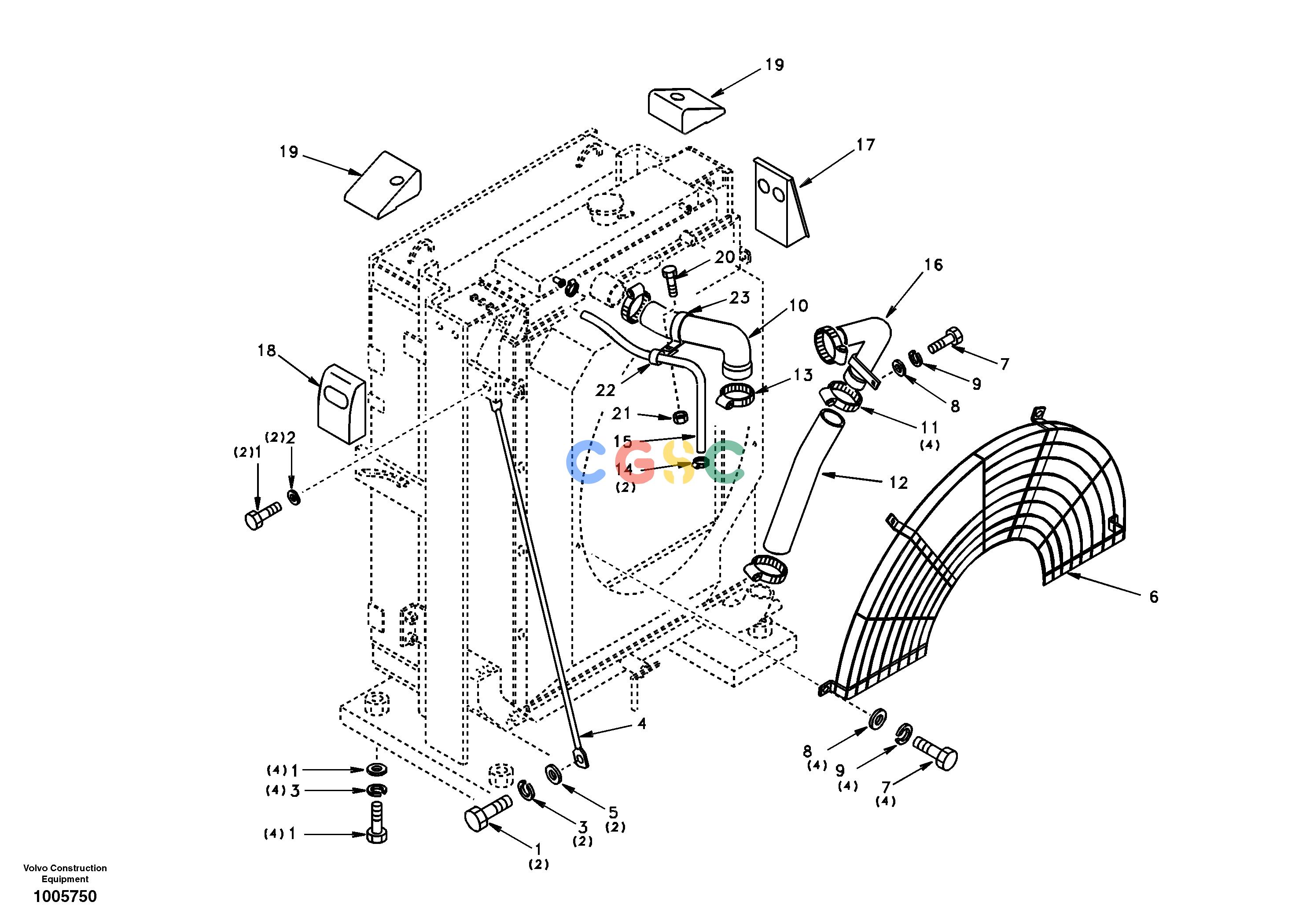 沃尔沃零件查询EC240 Cooling systemNoneDE04H001-DE04H002NoneNoneNoneAutodata Volvo online