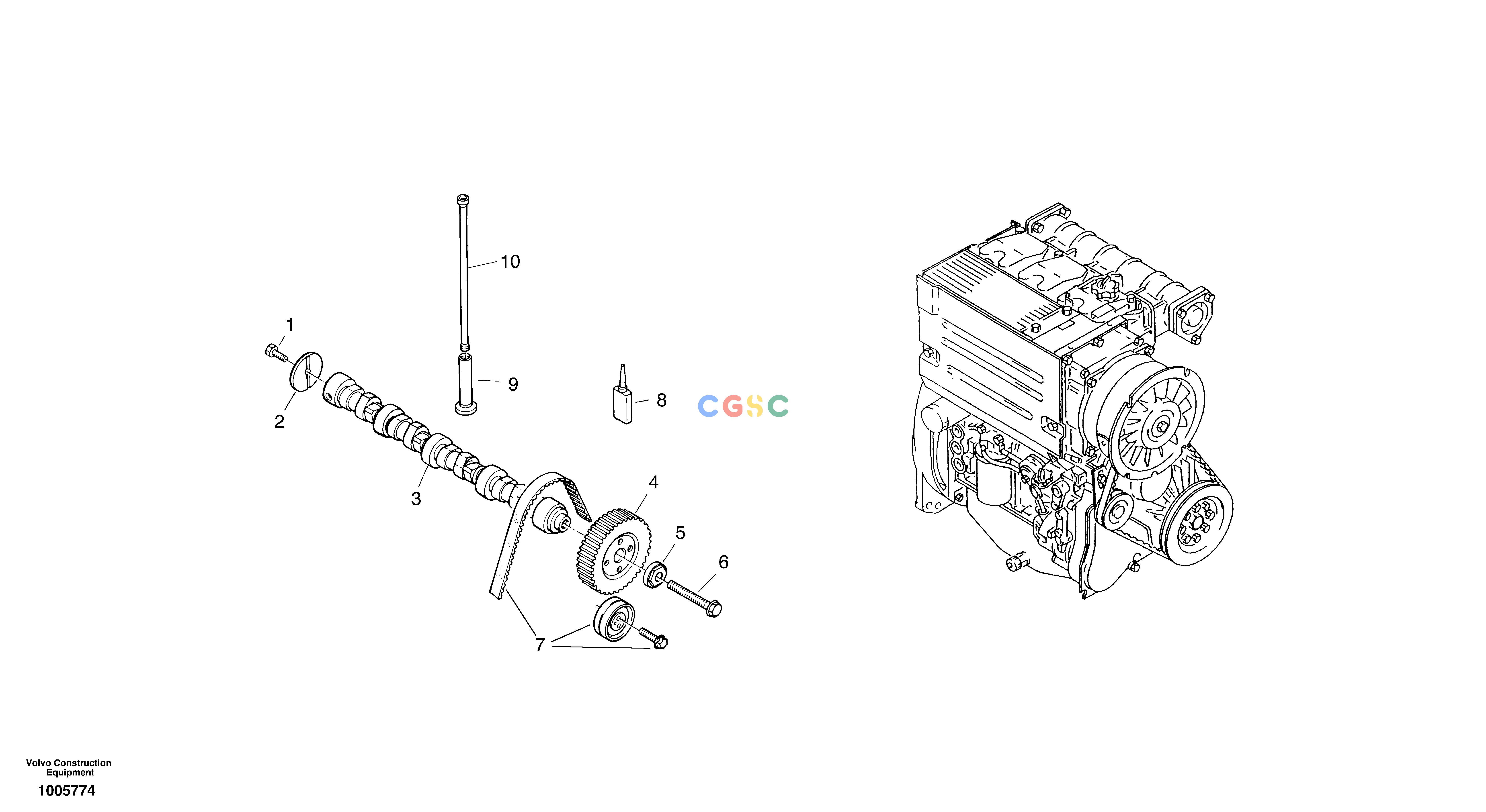 沃尔沃零件查询ZL502C CamshaftSER NO 0503001 - NoneNoneNoneAutodata Volvo online