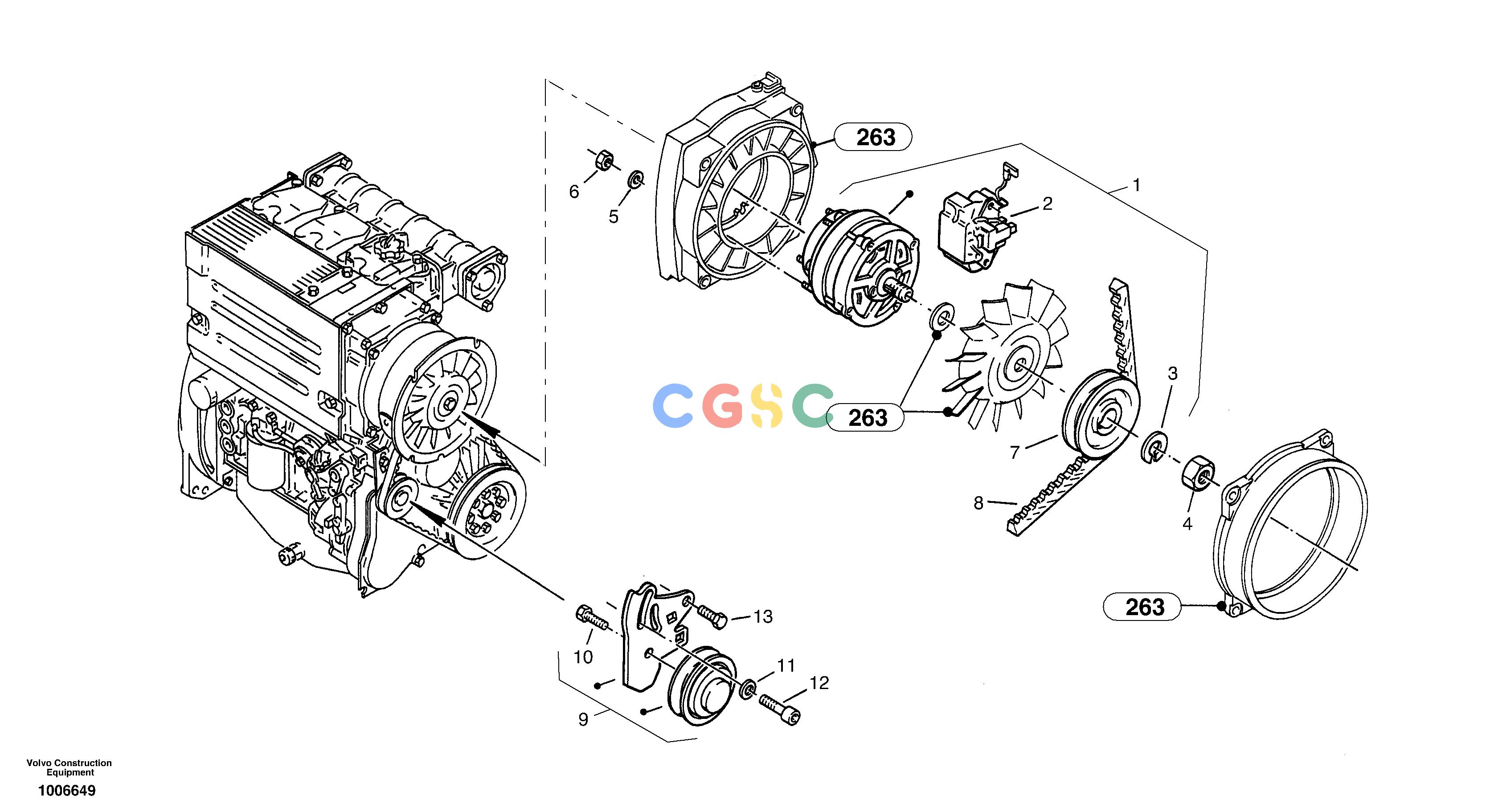 沃尔沃零件查询ZL502C AlternatorSER NO 0503001 - NoneNoneNoneAutodata Volvo online