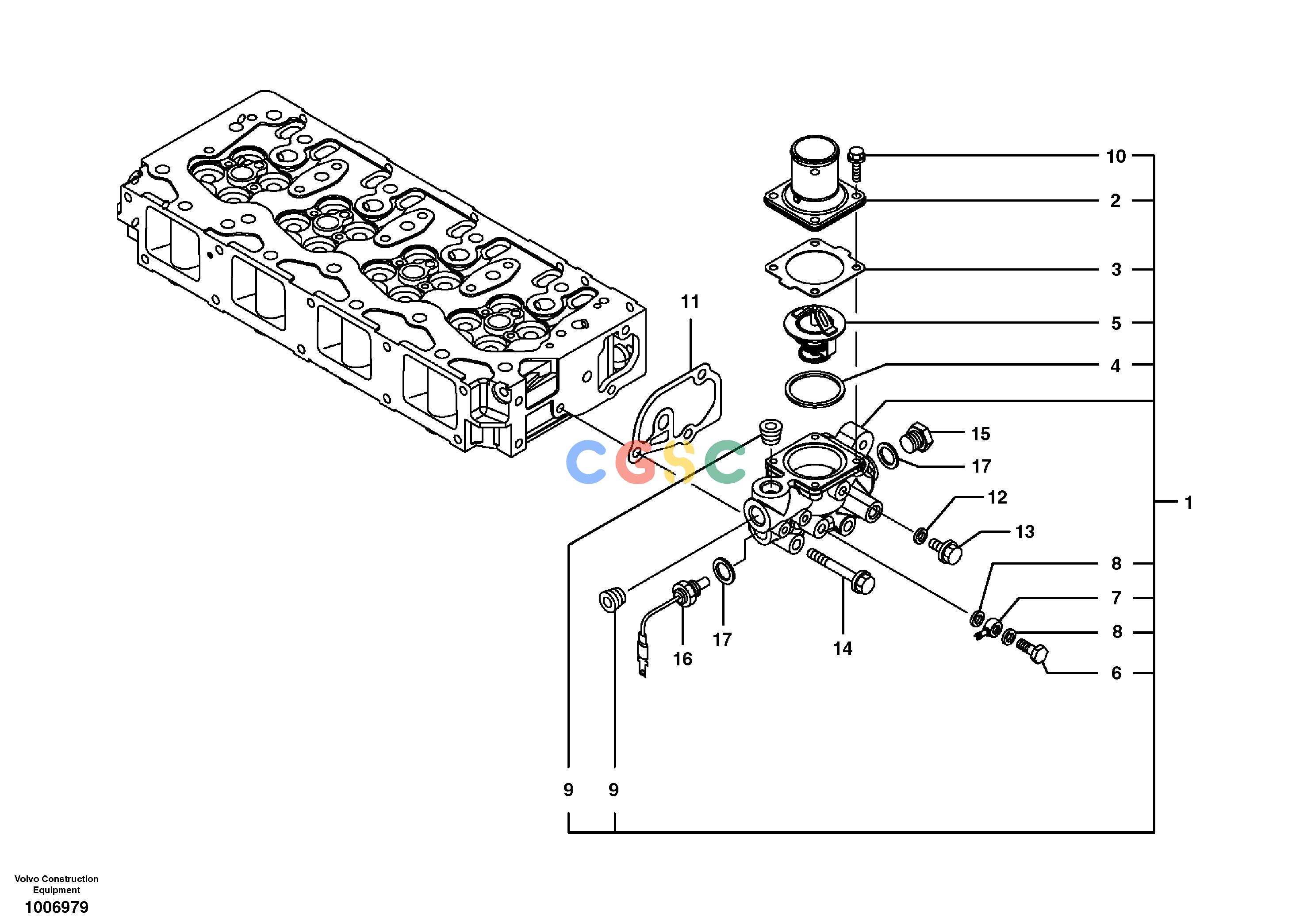 沃尔沃零件查询EW55B Thermostat housingNone8278942-8278943NoneNoneNoneAutodata Volvo online