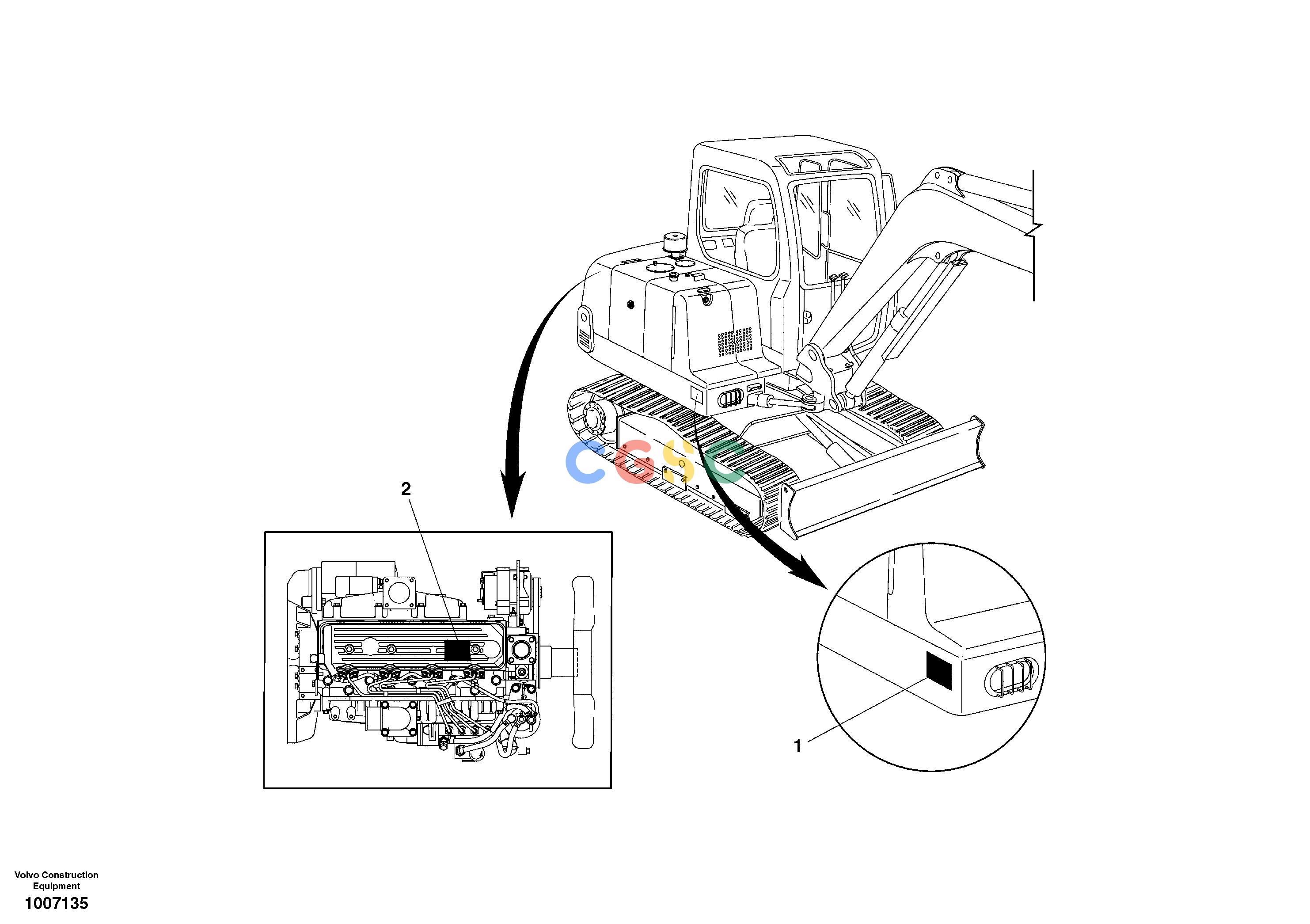 沃尔沃零件查询EC55B Product identification plateNone NoneNoneNoneAutodata Volvo online