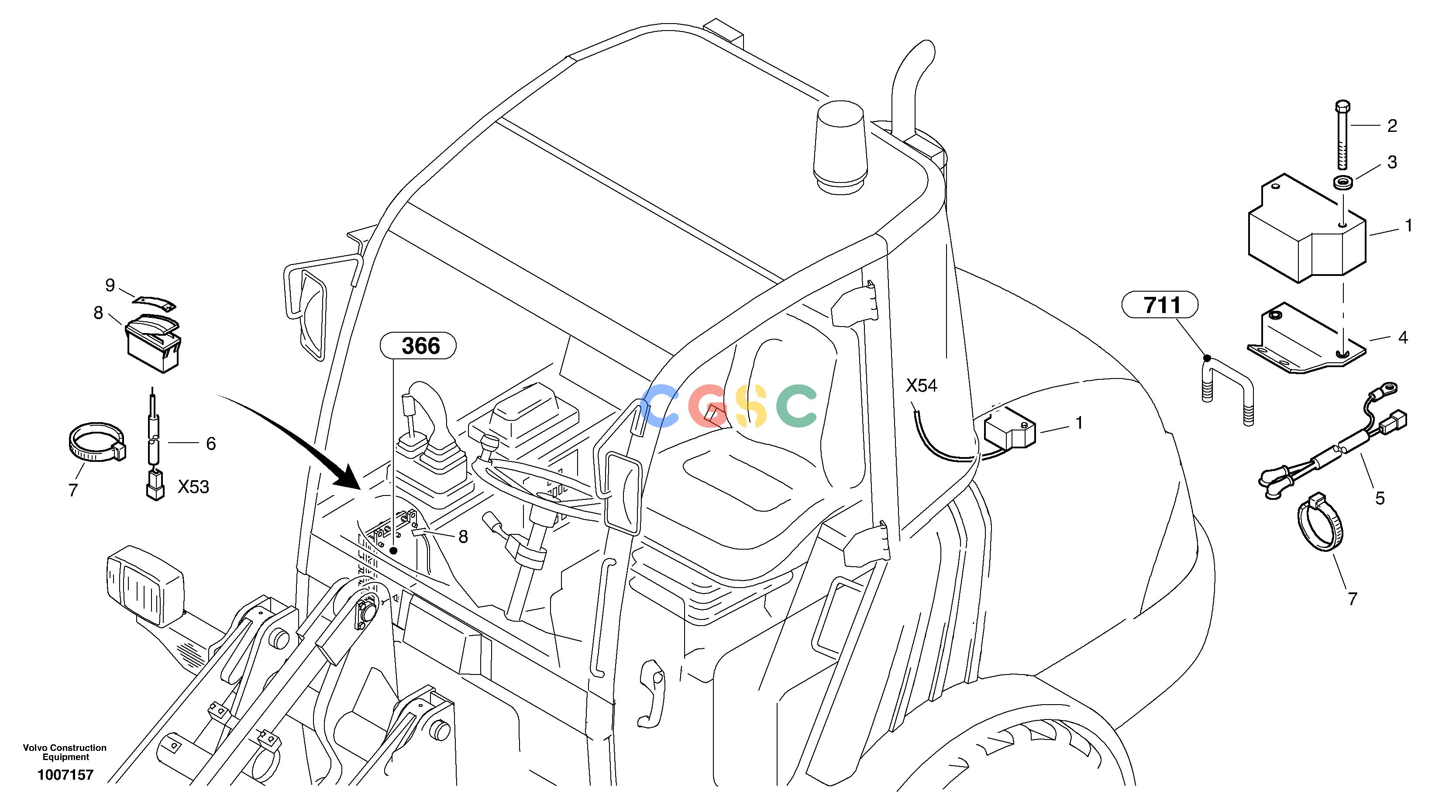 沃尔沃零件查询L25B Travel alarm, acousticTYPE 175 SER NO - 0499 NoneNoneNoneAutodata Volvo online