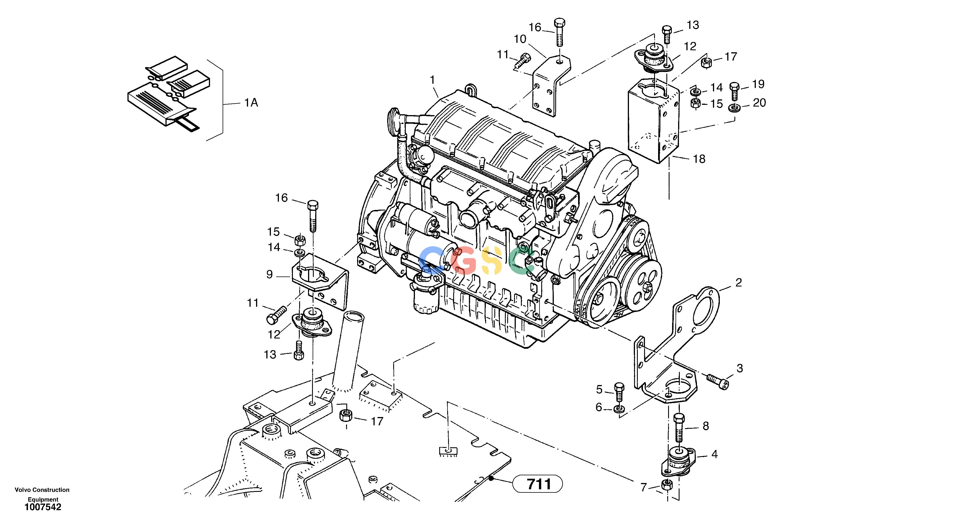 沃尔沃零件查询ZL302C Engine assySER NO 2404001 - NoneNoneNoneAutodata Volvo online
