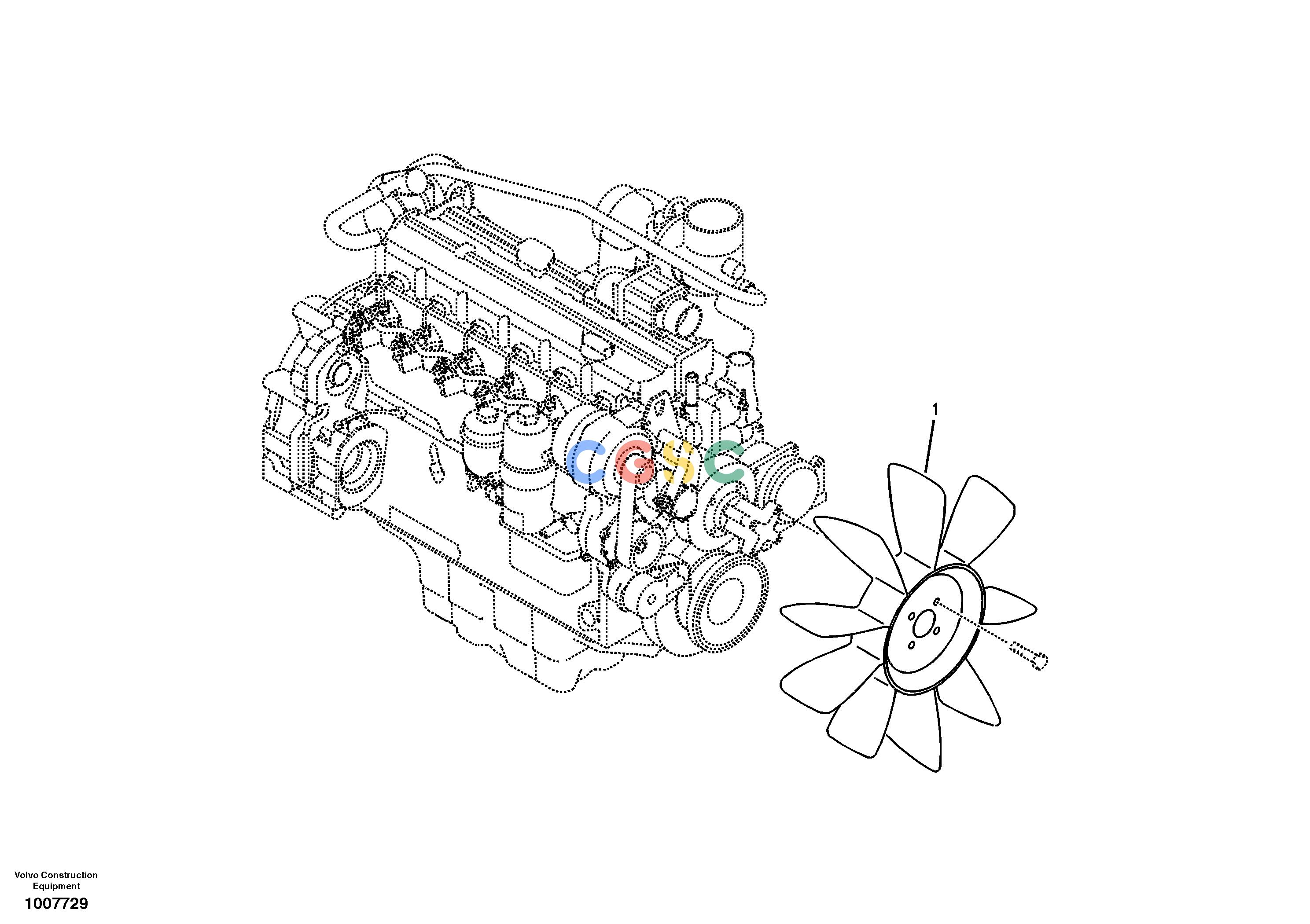 沃尔沃零件查询EC180B Cooling fan mountingPRIME S/N 12001-8278379-8278381NoneNoneNoneAutodata Volvo online