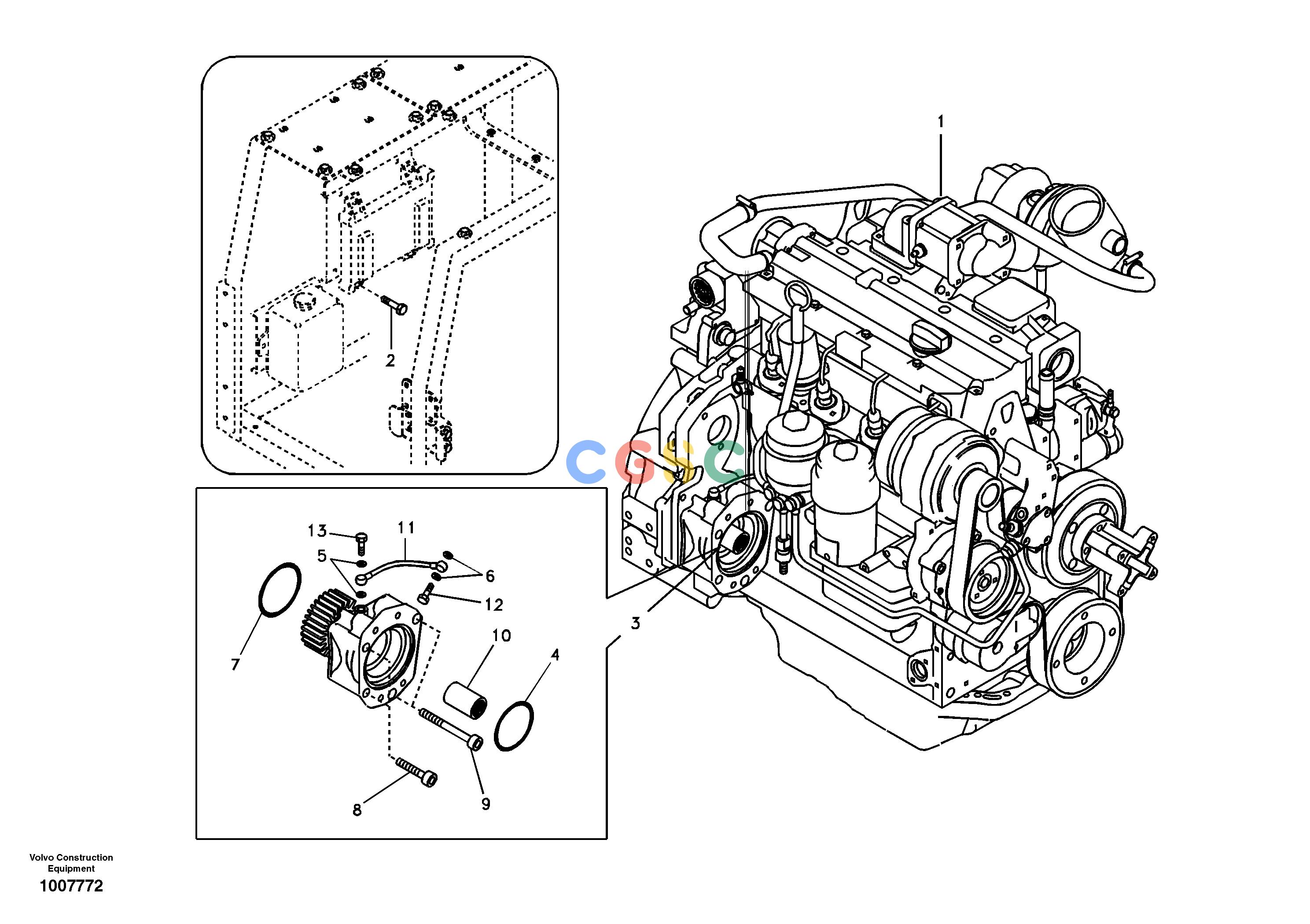 沃尔沃零件查询EC140B EnginePRIME S/N 15001-, 30001-30121, 40001-8278918-8278919VOE8278918NoneAutodata Volvo online