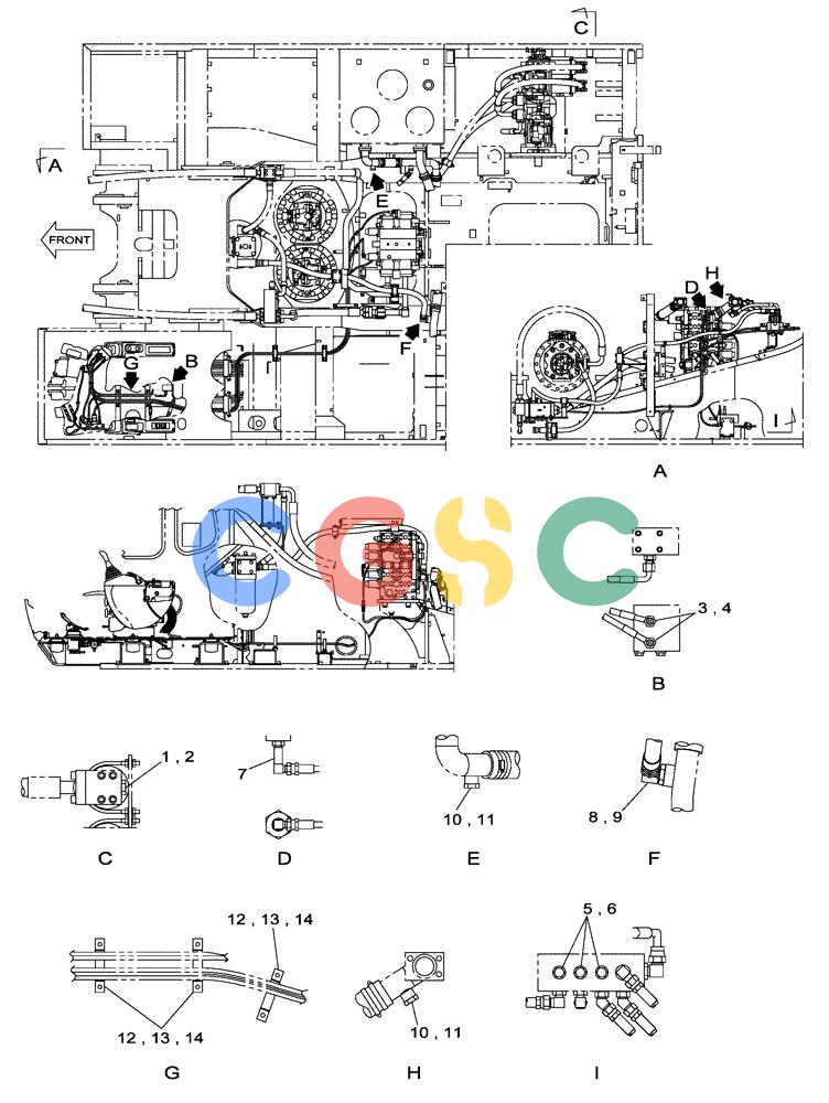 纽荷兰零件查询(E805) - CRAWLER EXCAVATOR TIER 3 (7/06-) (08-092-00[01]) - HYDRAULIC CIRCUIT - PLUG, BLANK-OFF (3-WAY) New Holland Constructuion