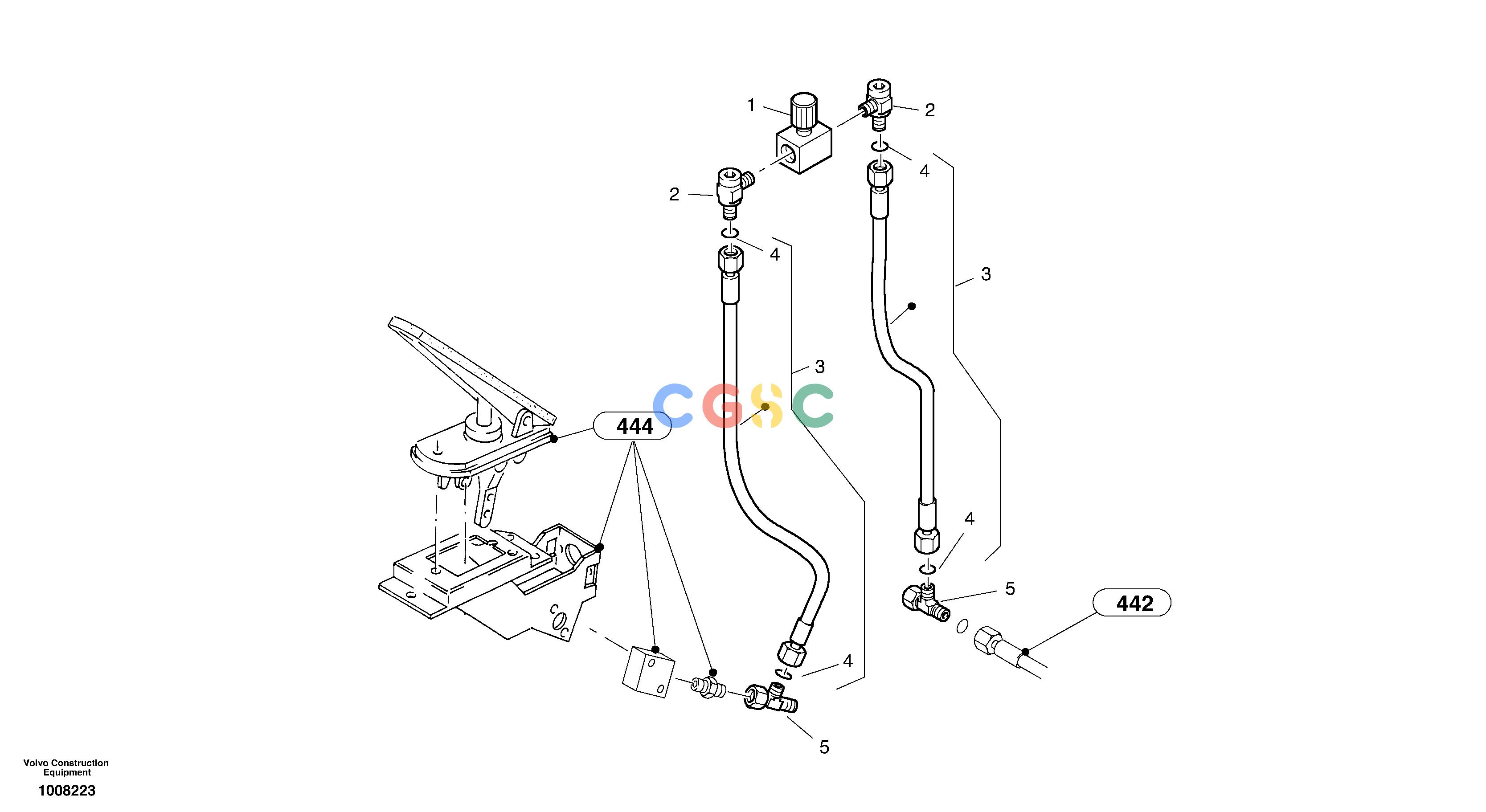 沃尔沃零件查询ZL302C Hand inch controlSER NO 2404001 - NoneNoneNoneAutodata Volvo online