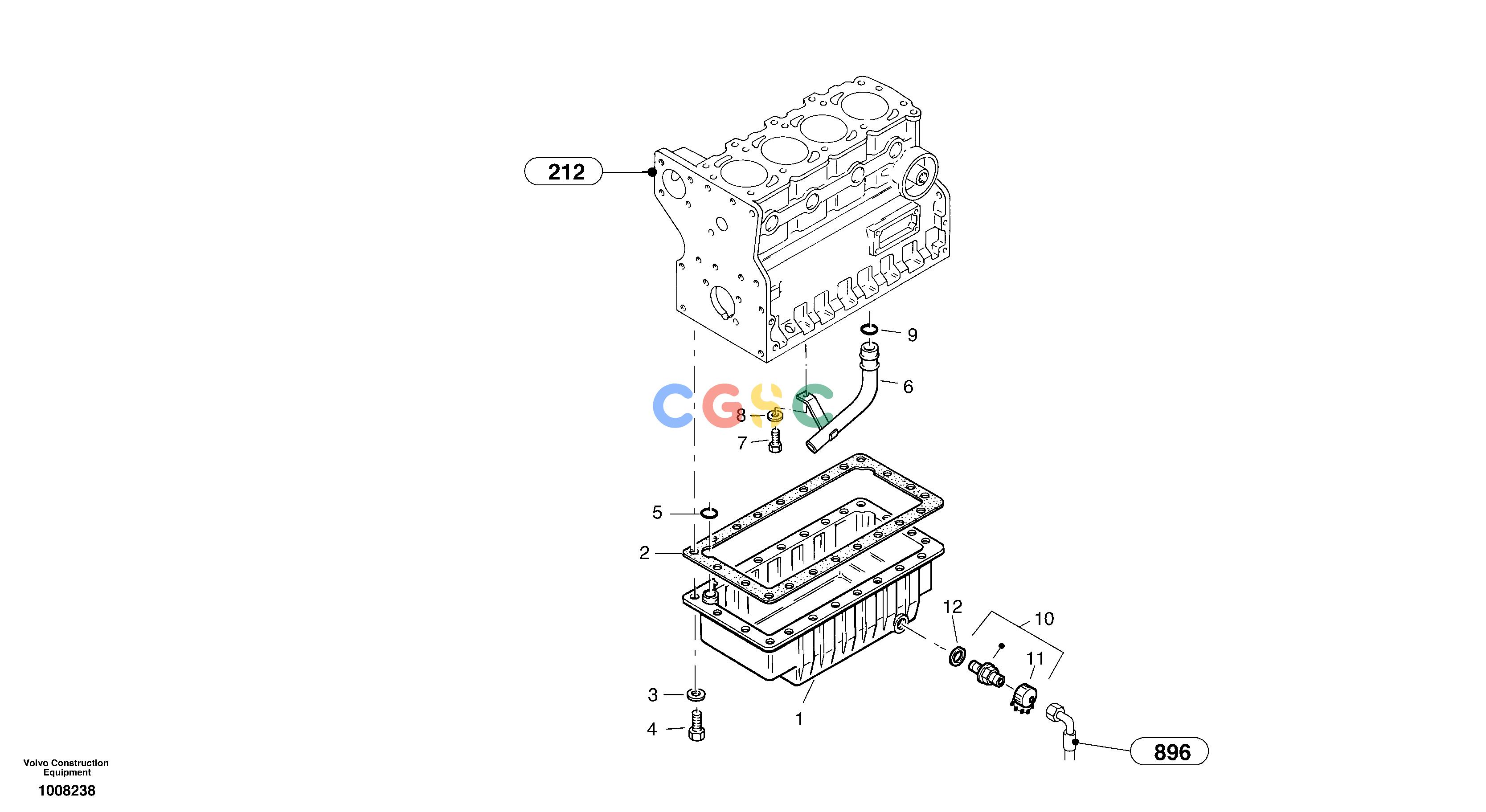 沃尔沃零件查询ZL302C Oil sumpSER NO 2404001 - NoneNoneNoneAutodata Volvo online
