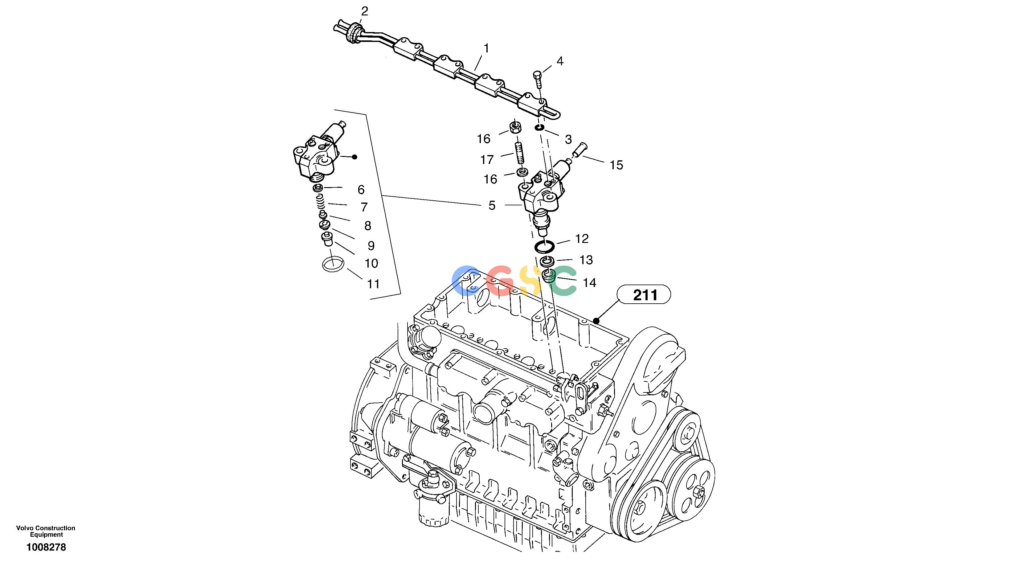 沃尔沃零件查询ZL302C Injection pipes, Injection valveSER NO 2404001 - NoneNoneNoneAutodata Volvo online