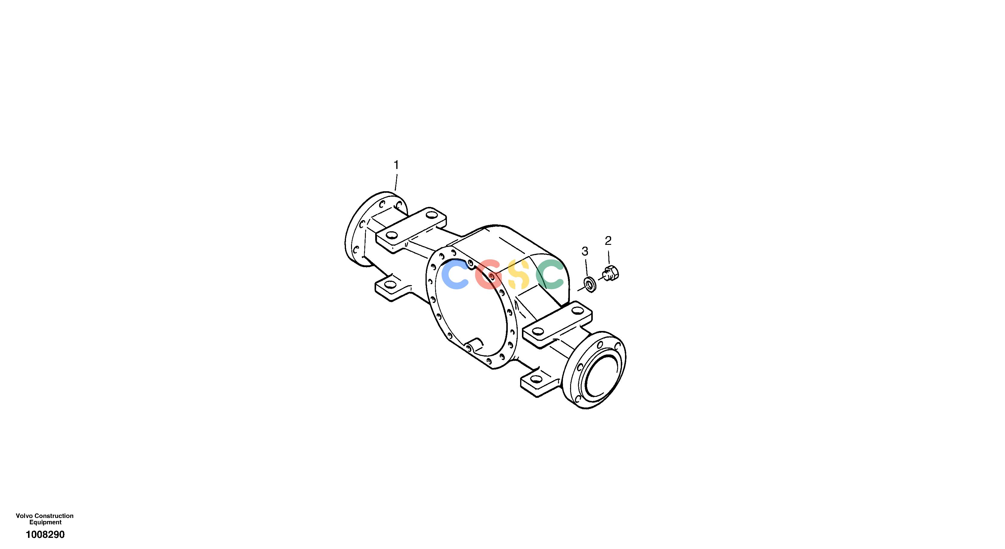 沃尔沃零件查询ZL302C Housing - rear axleSER NO 2404001 - NoneNoneNoneAutodata Volvo online