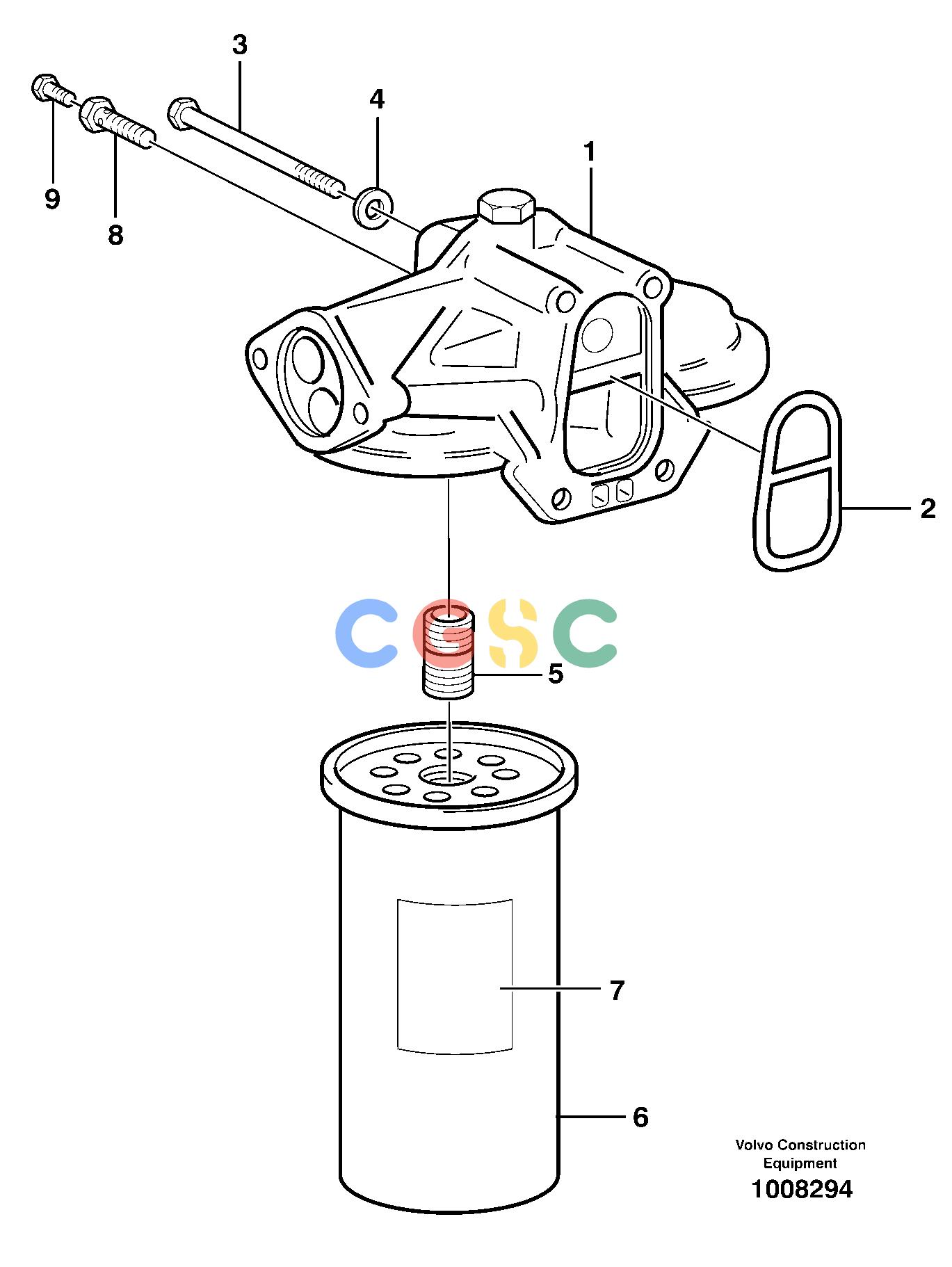 沃尔沃零件查询L150E Oil filterS/N 6005 - 7549 S/N 63001 - 63085 NoneNoneNoneAutodata Volvo online