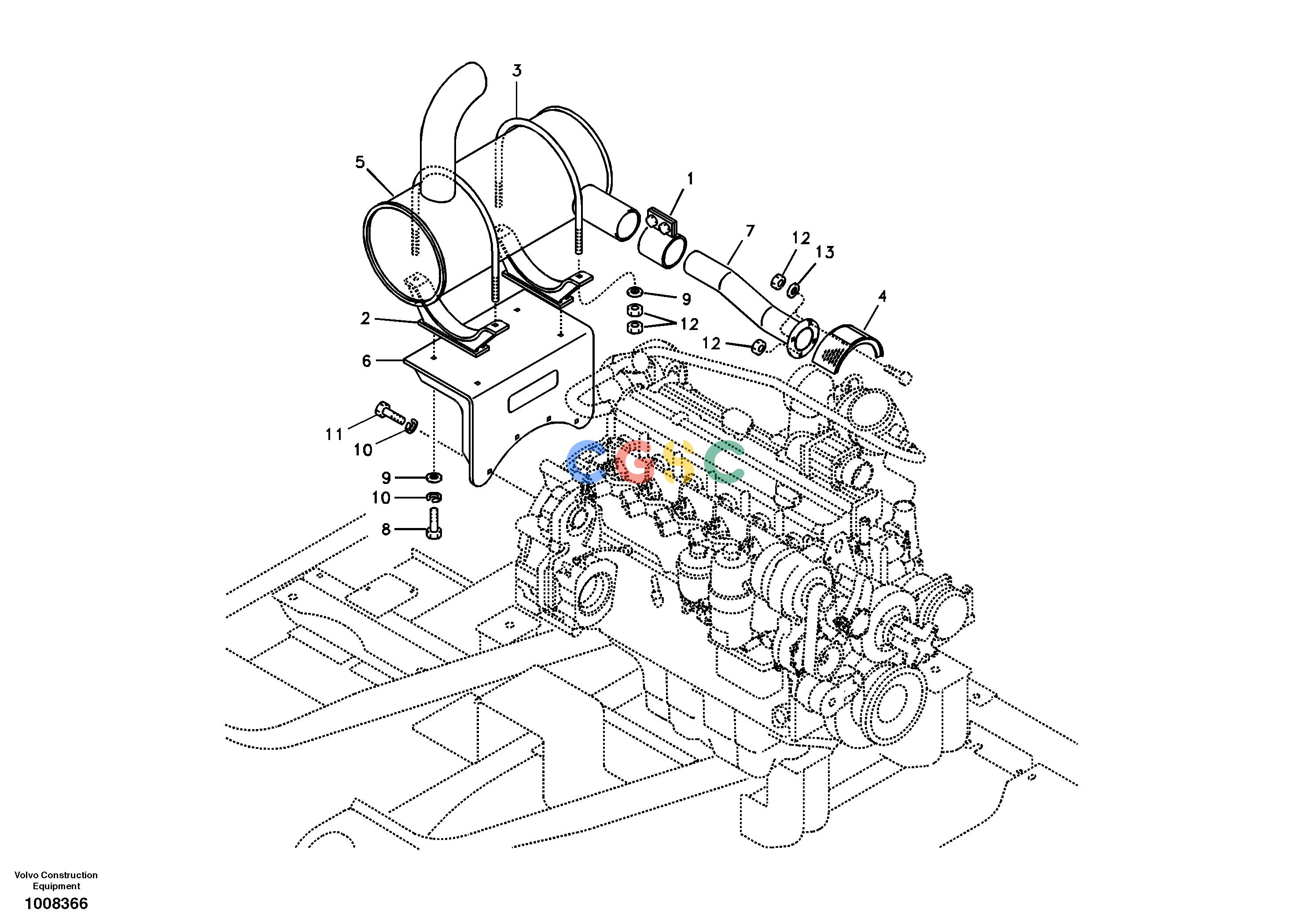 沃尔沃零件查询EC180B Exhaust systemNone8278983-NoneNoneNoneNoneAutodata Volvo online