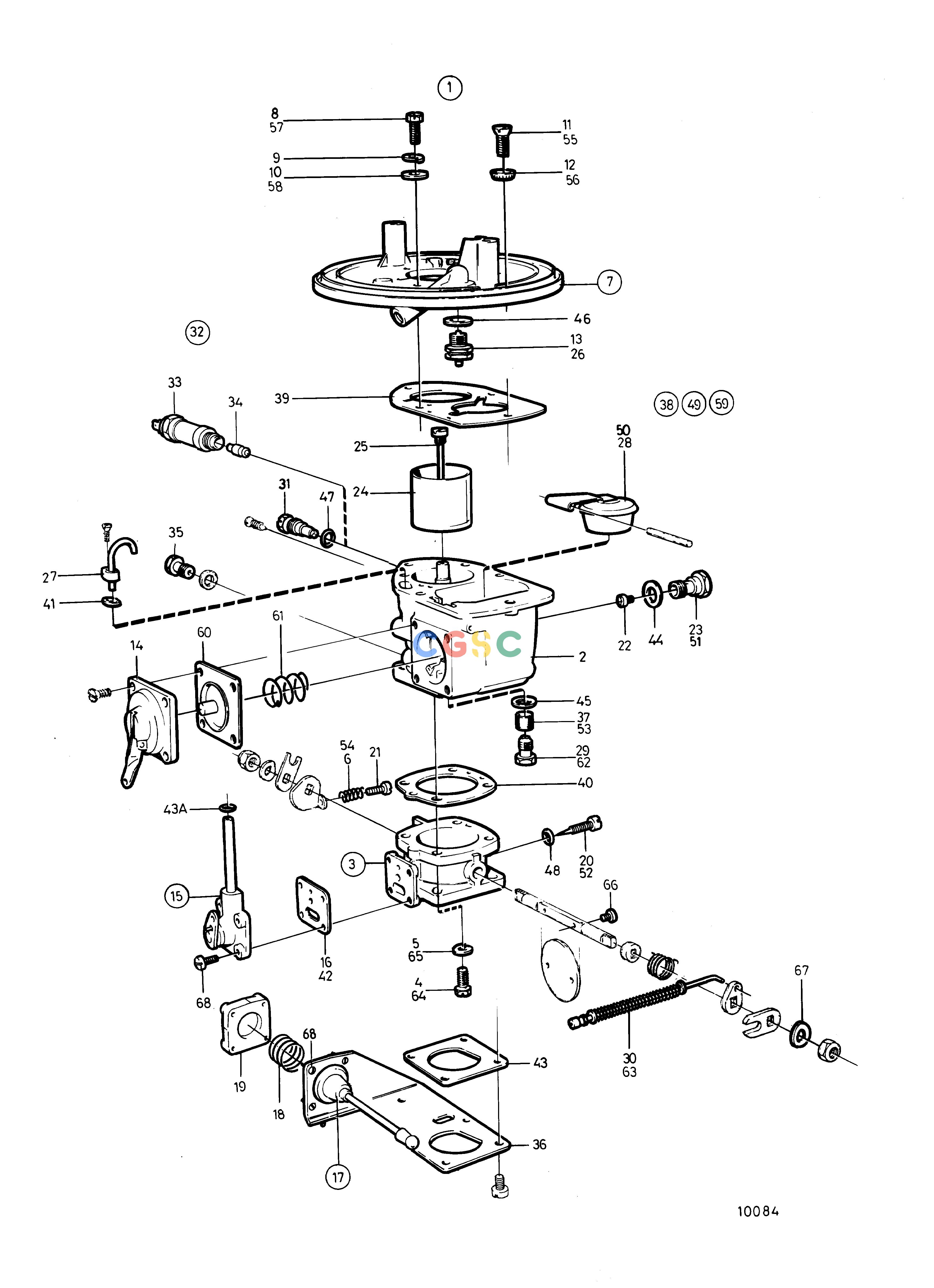 沃尔沃零件查询251AFuel SystemCarburetor: 856125EPC Volvo Penta Parts catalog