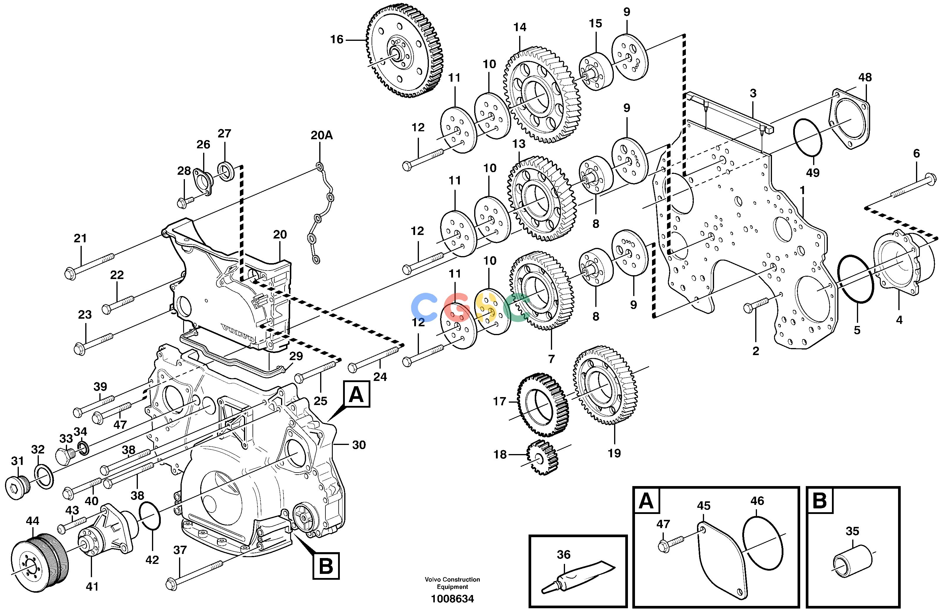 沃尔沃零件查询PL4611 Timing gear casing and gearsNone8279675-NoneNoneNoneENG - 645018Autodata Volvo online