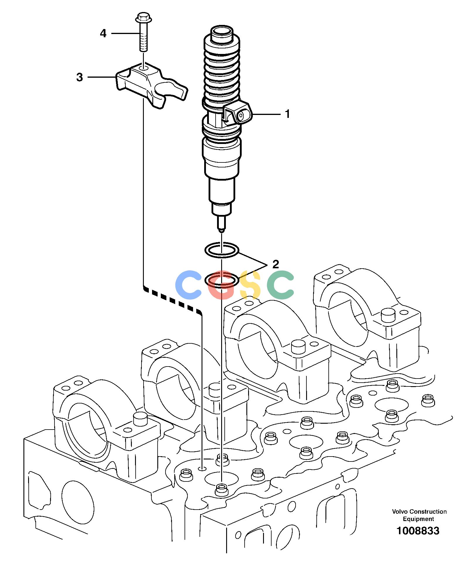 沃尔沃零件查询FBR2800C InjectorS/N 110001-1100168286906-NoneVOE8286906NoneAutodata Volvo online