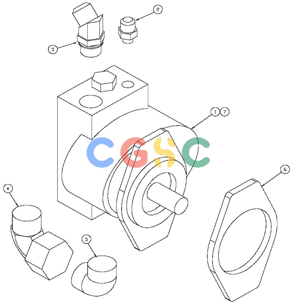 凯斯零件查询(4330) - TITAN FLOATER (6/98-8/99) (06-004) - HYDRAULIC PUMP GROUP Case Agriculture