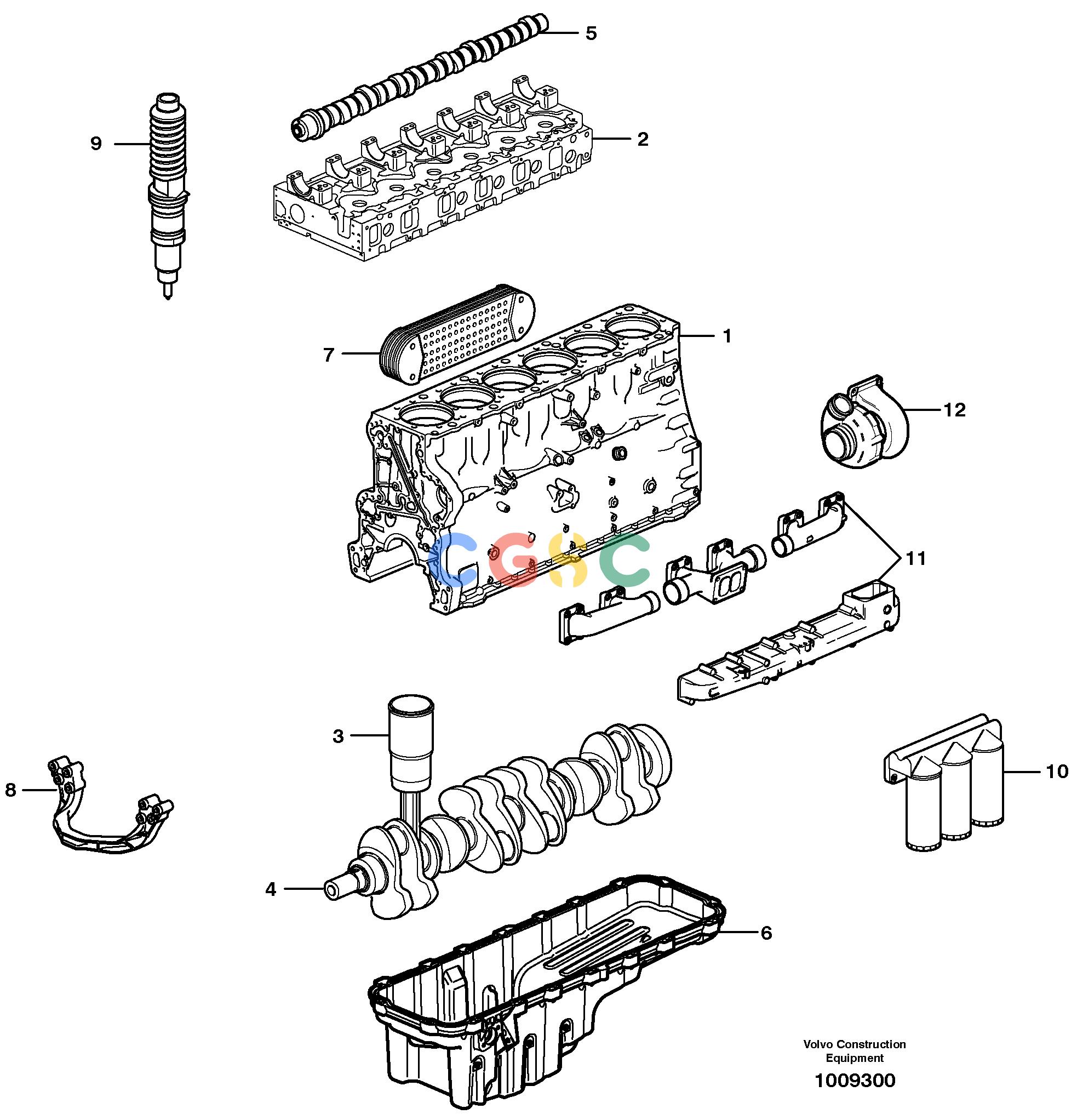 沃尔沃零件查询G900 MODELS Engine - D9S/N 39300 - NoneNoneNoneAutodata Volvo online