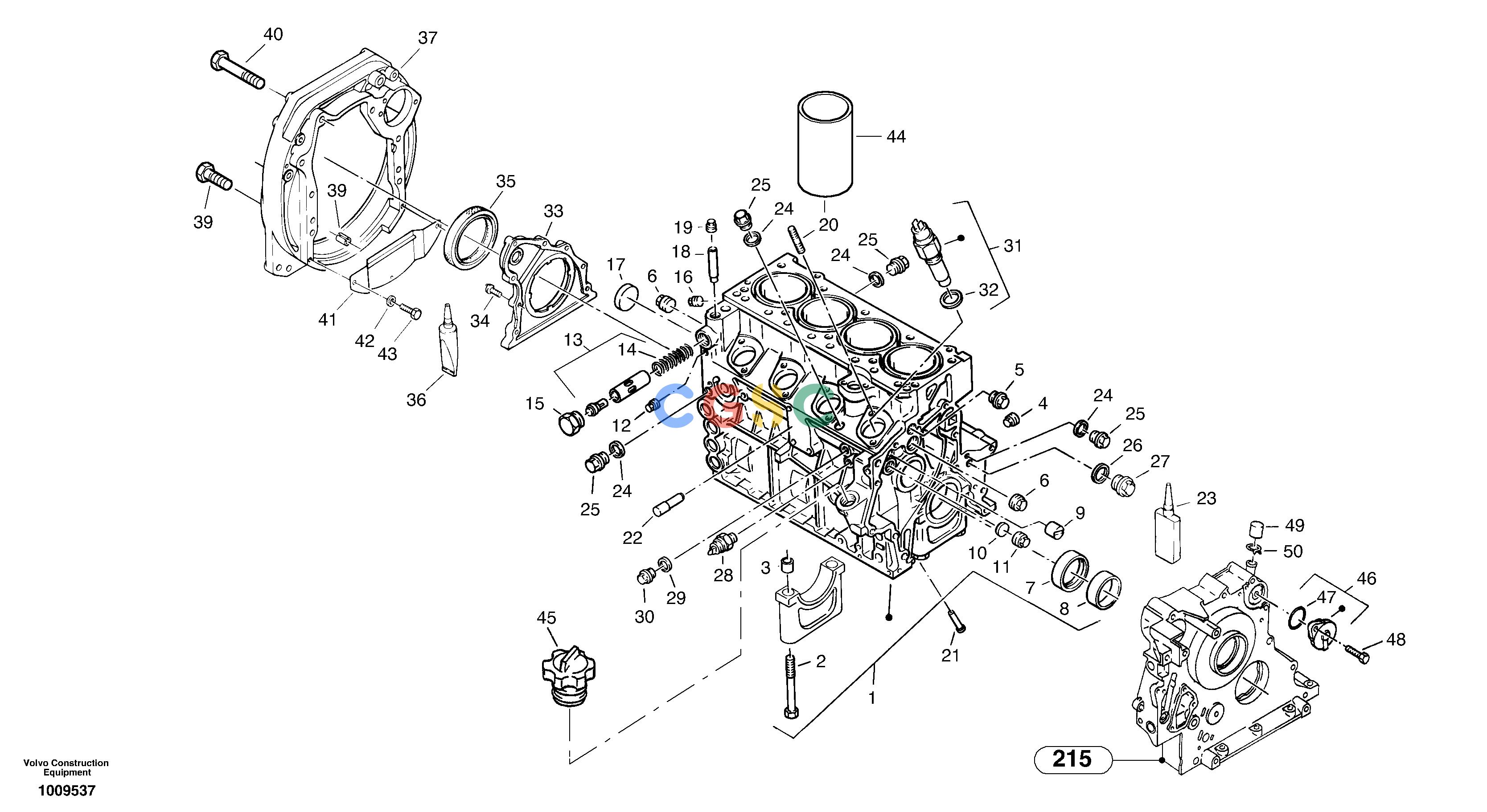 沃尔沃零件查询ZL502C Engine housingSER NO 0503001 - NoneNoneNoneAutodata Volvo online
