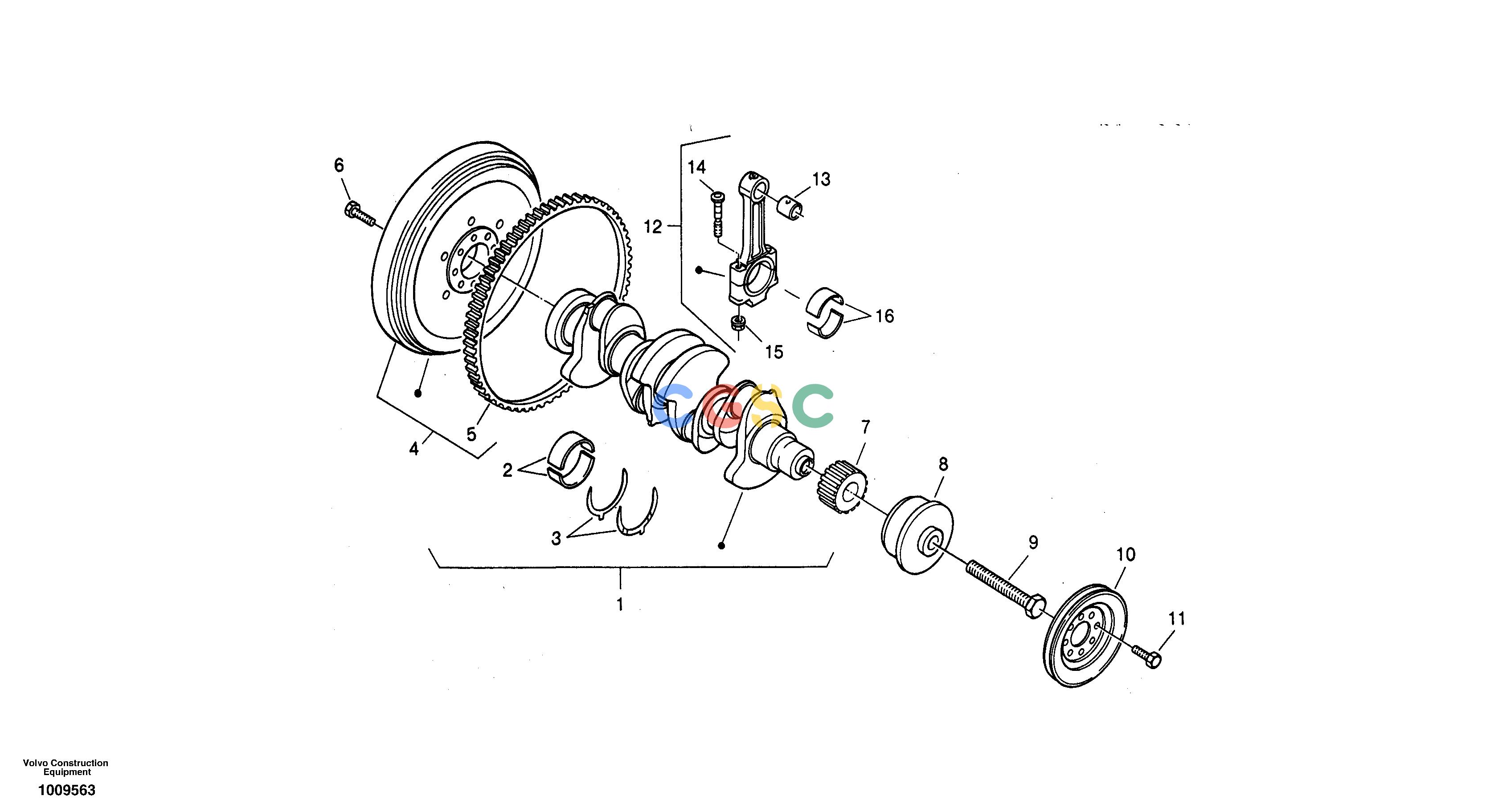 沃尔沃零件查询ZL502C CrankshaftSER NO 0503001 - NoneNoneNoneAutodata Volvo online