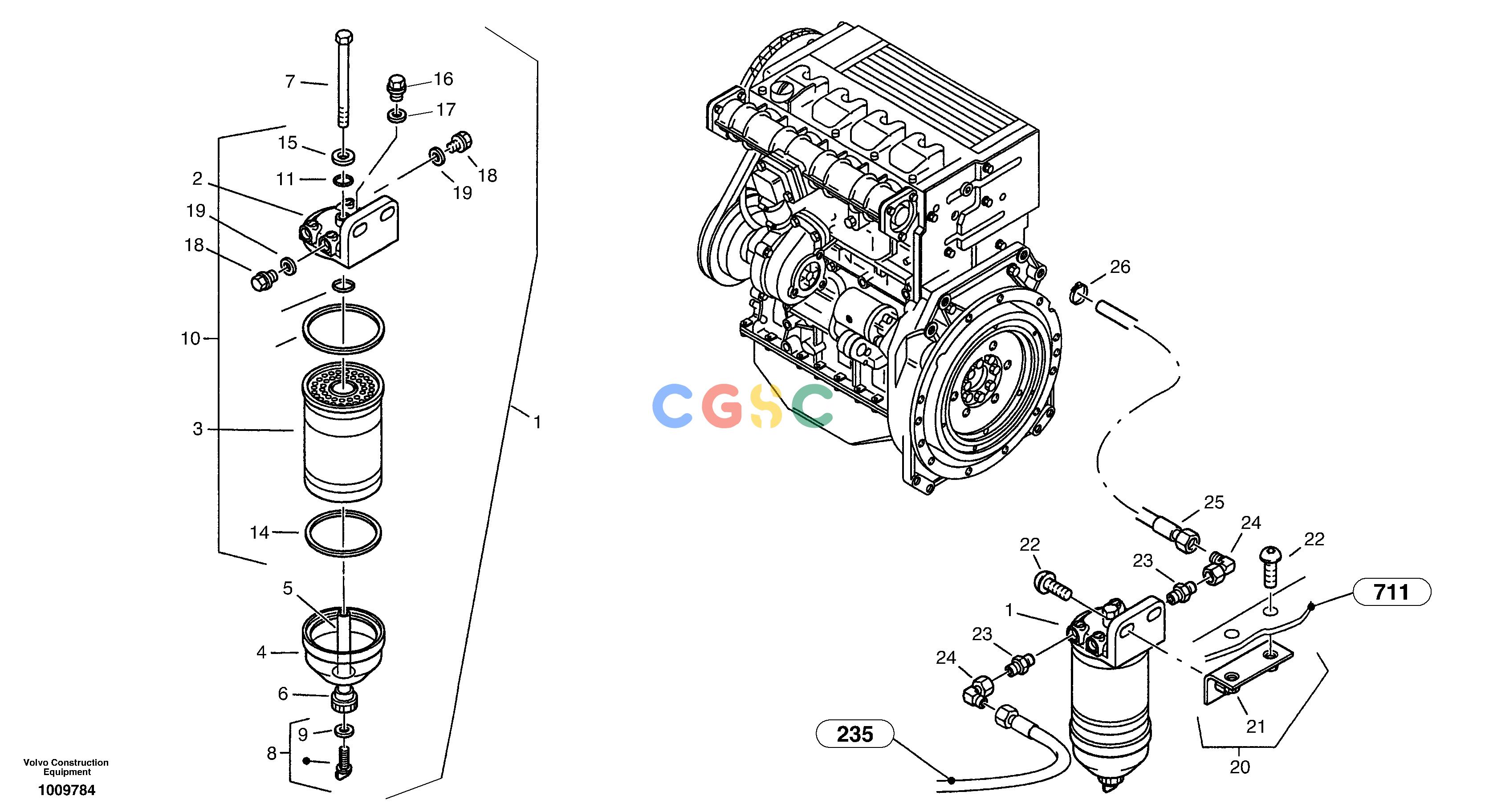 沃尔沃零件查询ZL502C Filter - Water separator - Lucas versionSER NO 0503001 -0504039--NoneNoneNoneNoneAutodata Volvo online