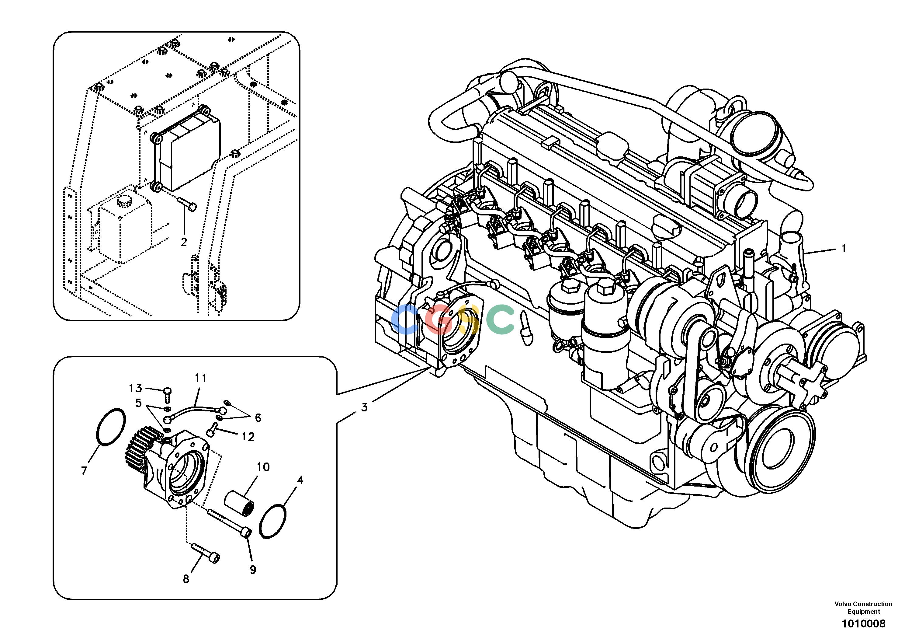 沃尔沃零件查询EC210B EngineNone8277784 S/N -11532-8278912 11533-25067NoneNoneNoneAutodata Volvo online