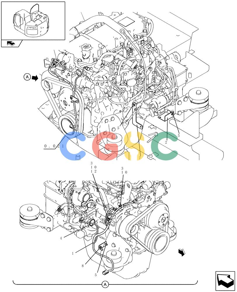 纽荷兰零件查询(E235BSR) - CRAWLER EXCAVATOR (5/07-) (1.220[28]) - ELECTRIC SYSTEM New Holland Constructuion