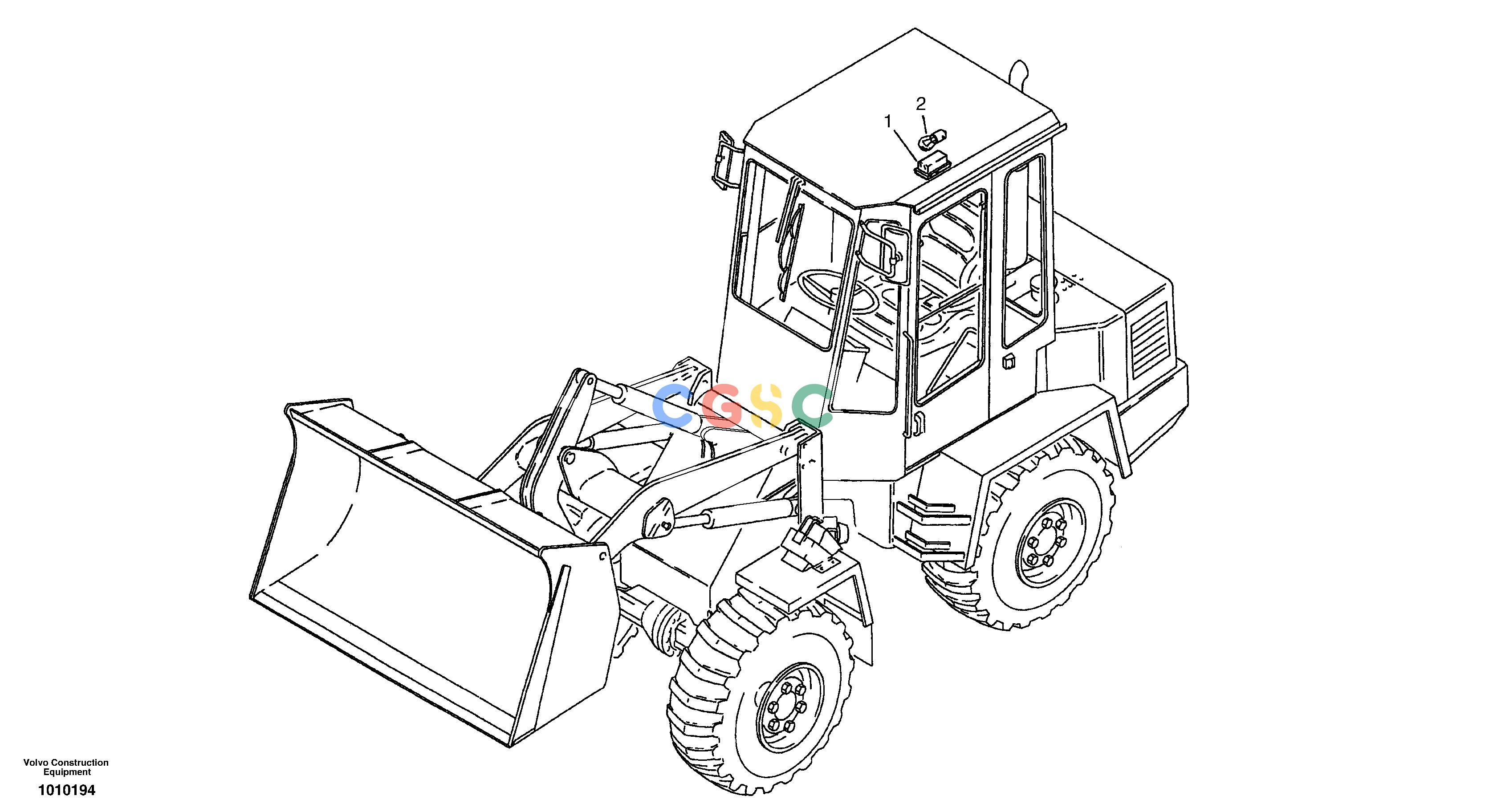 沃尔沃零件查询ZL502C Cabin lightingSER NO 0503001 - NoneNoneNoneAutodata Volvo online