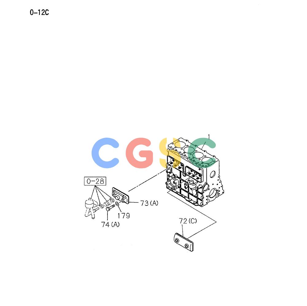 神钢零件查询(ED150-1E) - BLADE RUNNER EXCAVATOR/DOZER ASN YL05-00555 (11/03-12/04) (10-004[02]) - CYLINDER BLOCK Kobelco