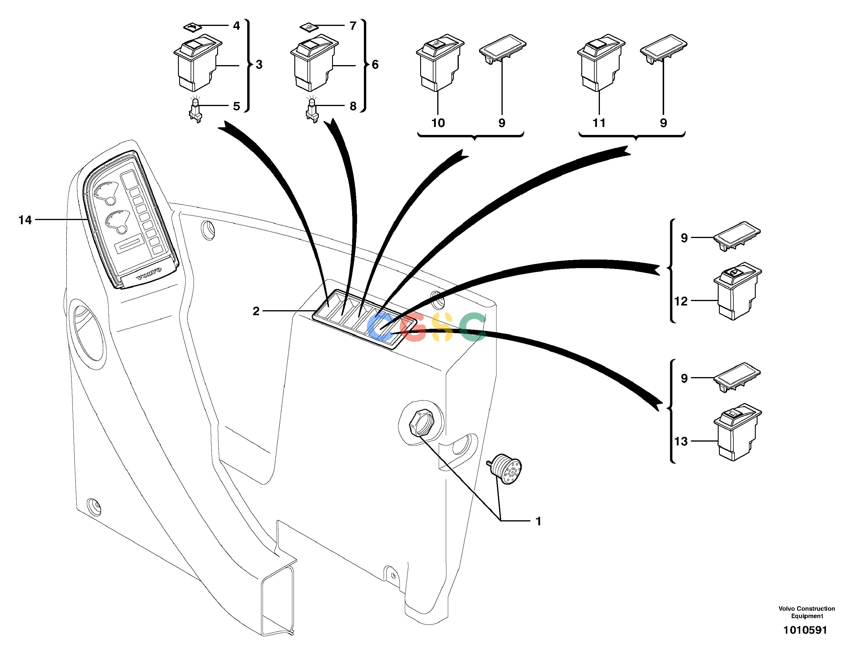 沃尔沃零件查询ECR38 Instrument panel, rightTYPE 602602.10151-NoneNoneNoneNoneAutodata Volvo online