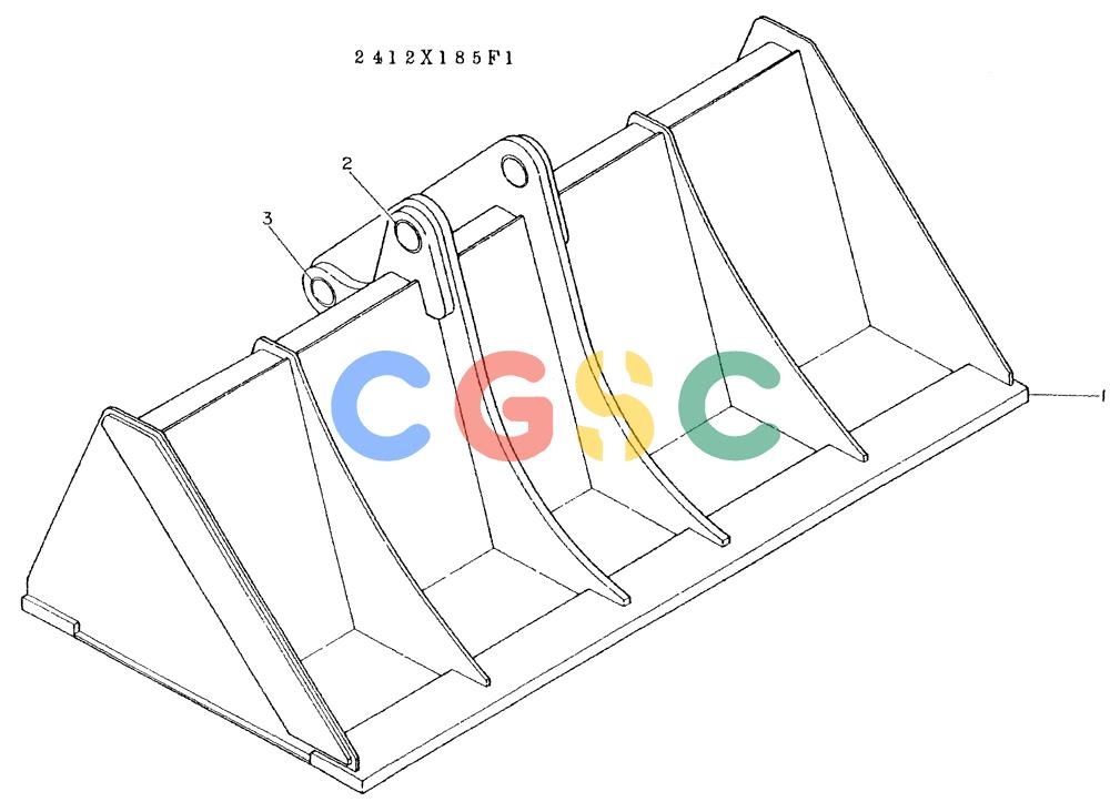 神钢零件查询(K935) - EXCAVATOR BTW L70106 - L70166, LU0067 (1/76-12/03) (10-001 ) - BUCKET FINISHING Kobelco