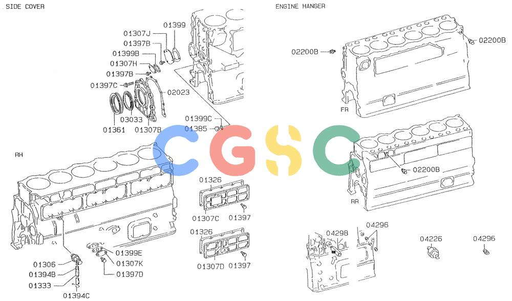 神钢零件查询(6D24-TEB) - MITSUBISHI DIESEL ENGINE (1/06-12/06) (01-014) - ATTACHING PARTS Kobelco