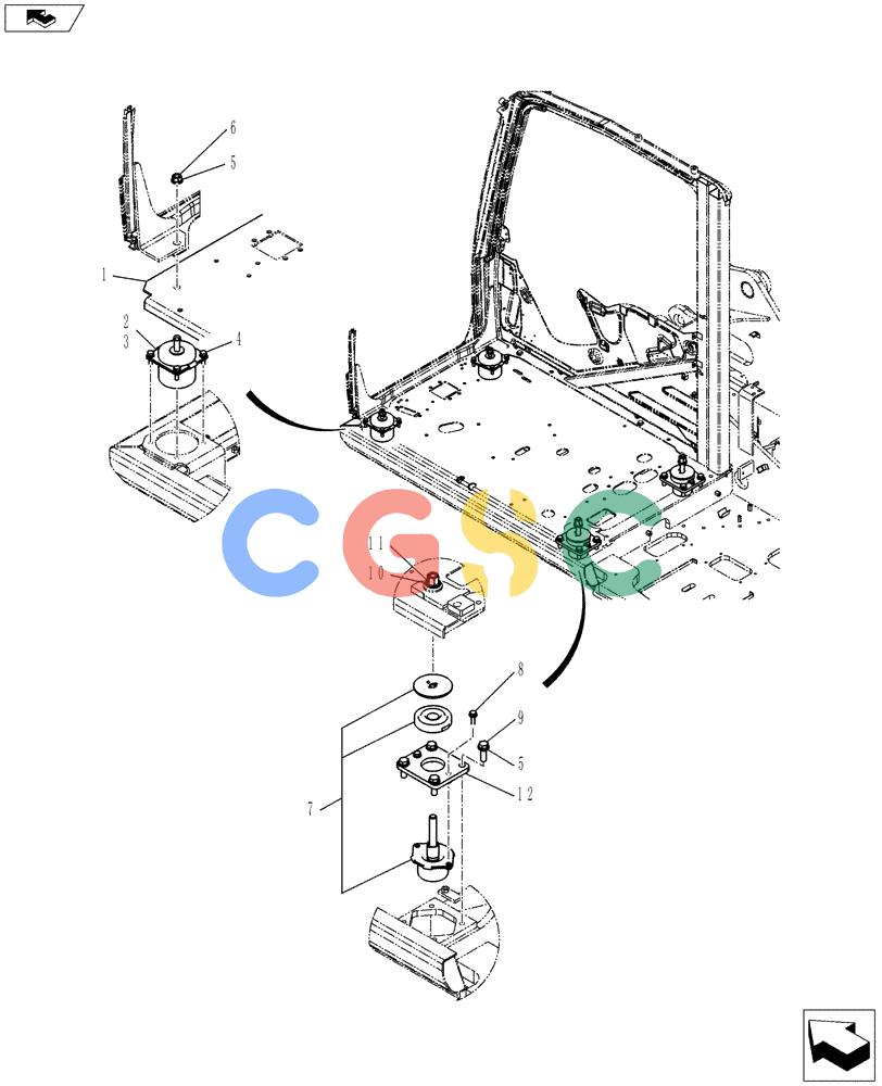 神钢零件查询(ED150-2) - BLADE RUNNER EXCAVATOR/DOZER ASN LH01-01001 (1/09-12/12) (01-058[00]) - PLATE INSTALLATION, FLOOR Kobelco