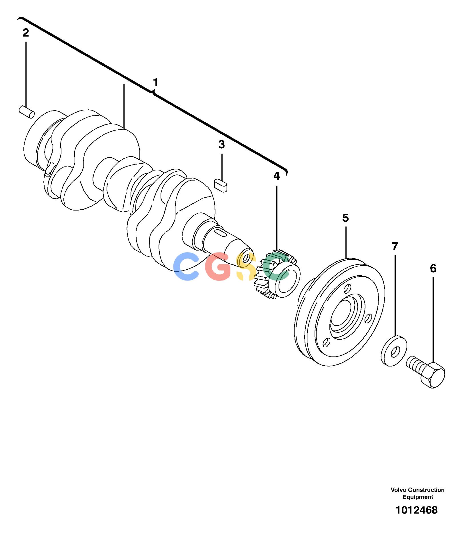 沃尔沃零件查询ECR28 CrankshaftTYPE 60111801174-15614793NoneNoneNoneAutodata Volvo online