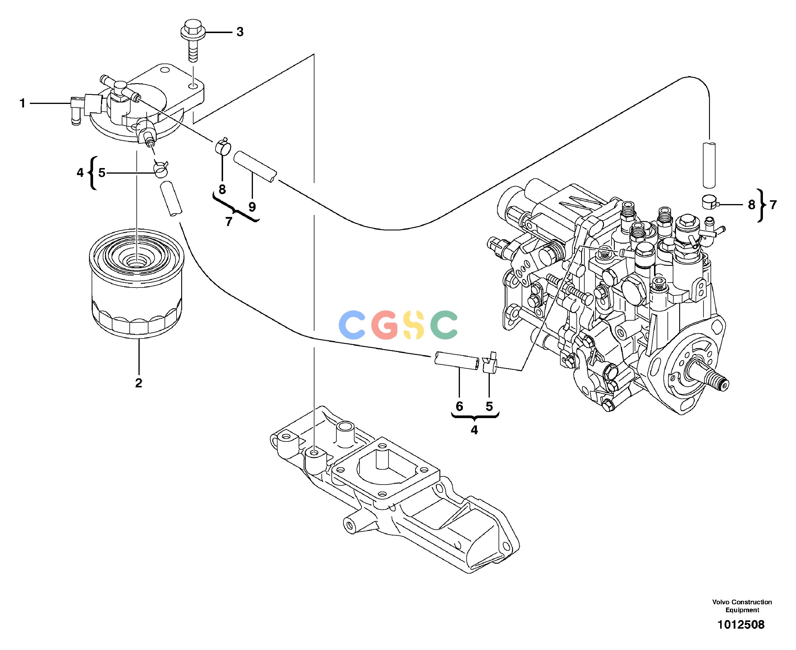沃尔沃零件查询ECR38 Fuel filterTYPE 602602.10151-15602421NoneNoneNoneAutodata Volvo online