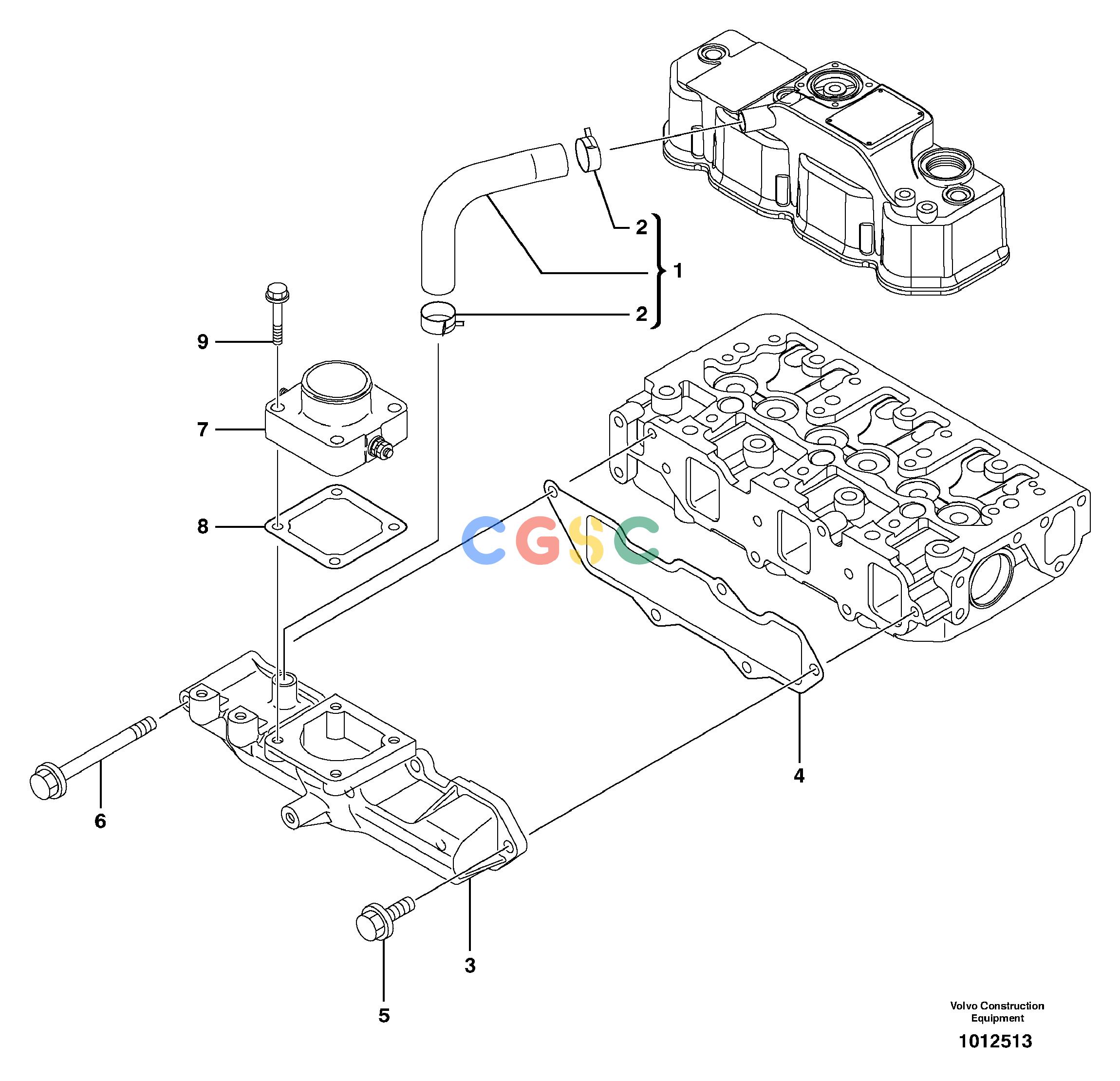 沃尔沃零件查询ECR38 Inlet manifoldTYPE 602602.10151-15602421NoneNoneNoneAutodata Volvo online