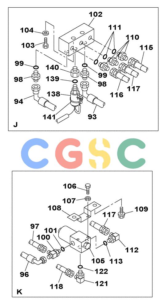 纽荷兰零件查询(E805) - CRAWLER EXCAVATOR TIER 3 (7/06-) (08-038-00[01]) - HYDRAULIC CIRCUIT - OPTIONAL - 3-WAY New Holland Constructuion