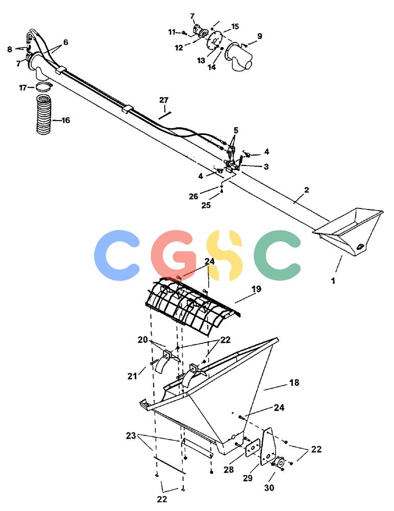 凯斯零件查询(2000) - CONCORD AIR SYSTEM (1/00-11/01) (E52) - ASSY-AUGER: 7.0 X 18' - 2000 ONLY, DISCONTINUED ALL OTHER MODELS Case Agriculture