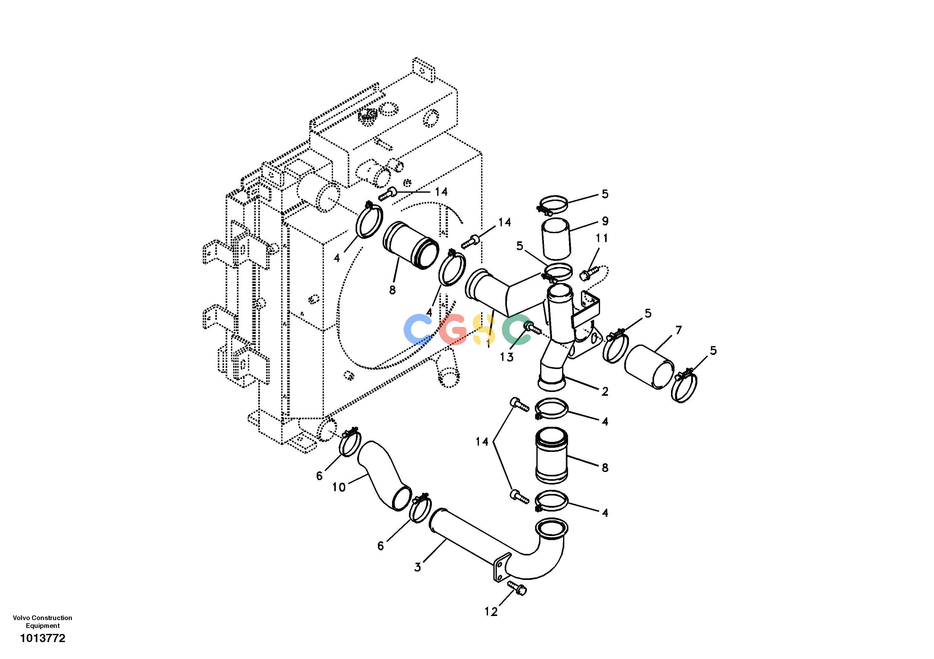沃尔沃零件查询EW145B Charge air cooler, plumbingNone8287682-NoneNoneNoneNoneAutodata Volvo online