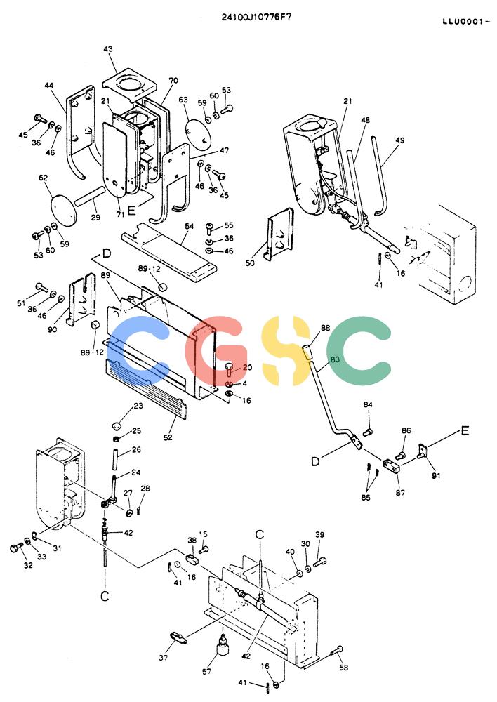 神钢零件查询(K909LC) - MARK II EXCAVATOR ASN LLU-0001 (1/87-12/03) (03-001[02]) - CONTROL ASSY Kobelco