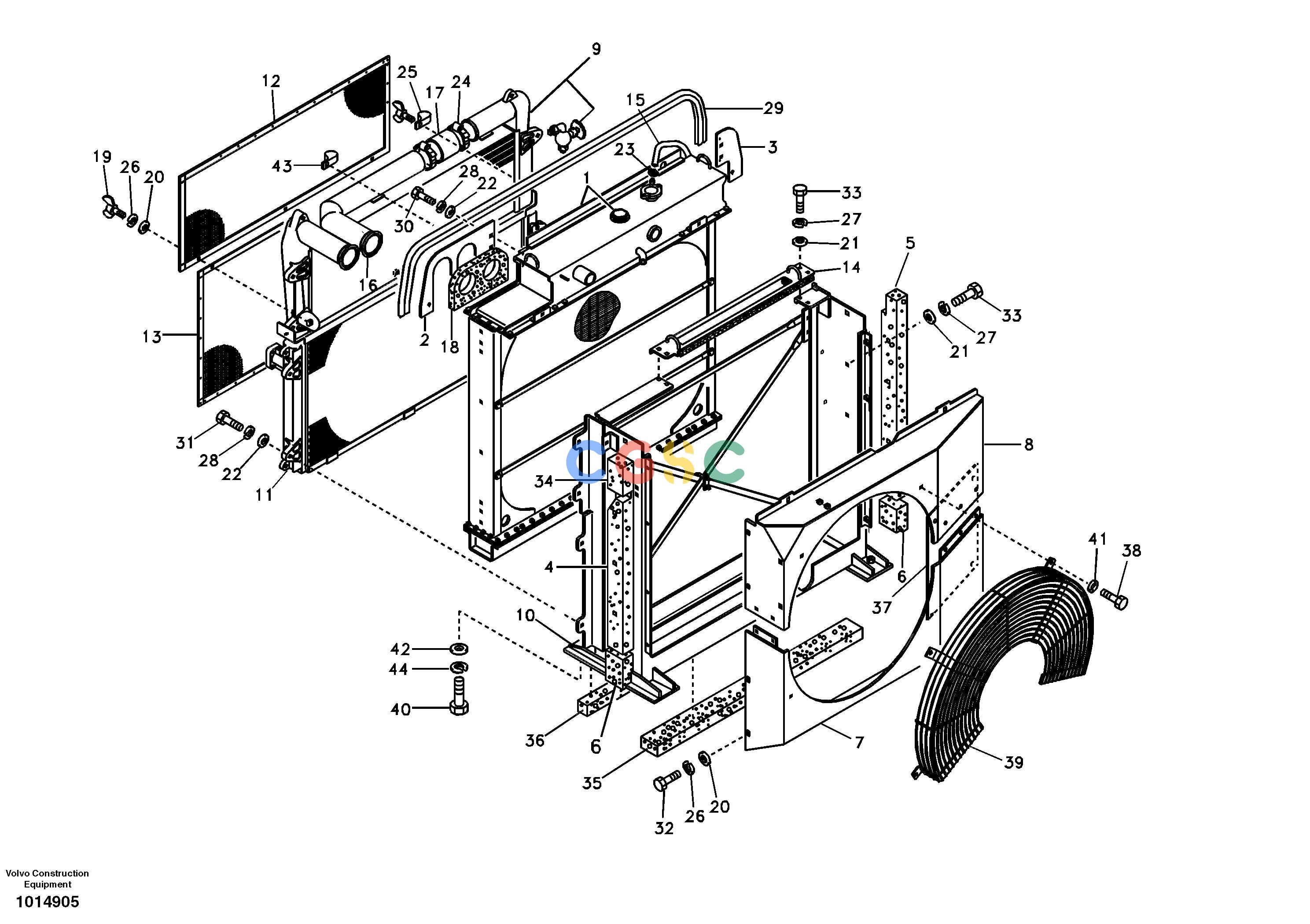 沃尔沃零件查询EC240B RadiatorNone8277605-8277606NoneNoneNoneAutodata Volvo online