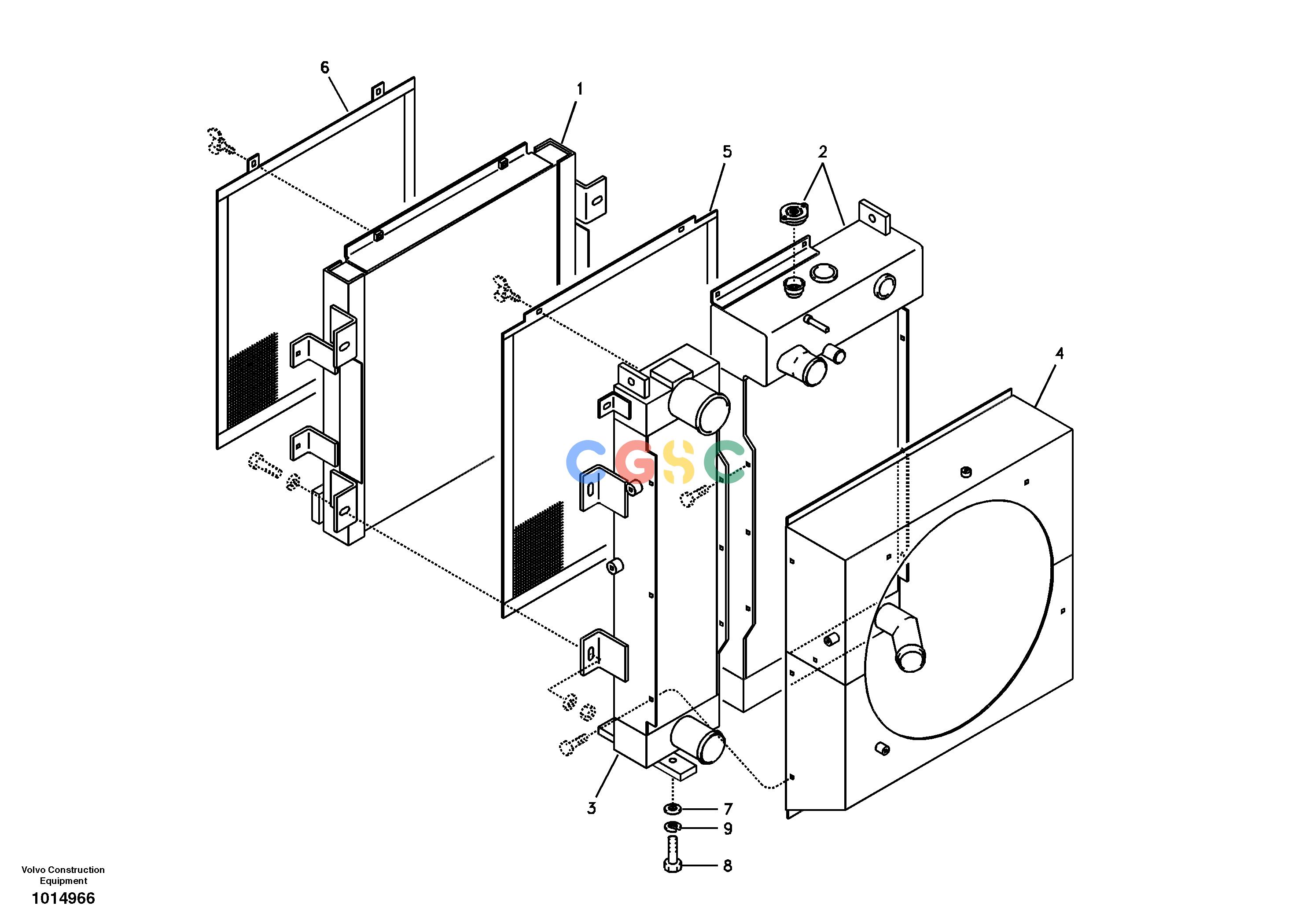 沃尔沃零件查询EC180B RadiatorPRIME S/N 12001-8278379-8278381NoneNoneNoneAutodata Volvo online
