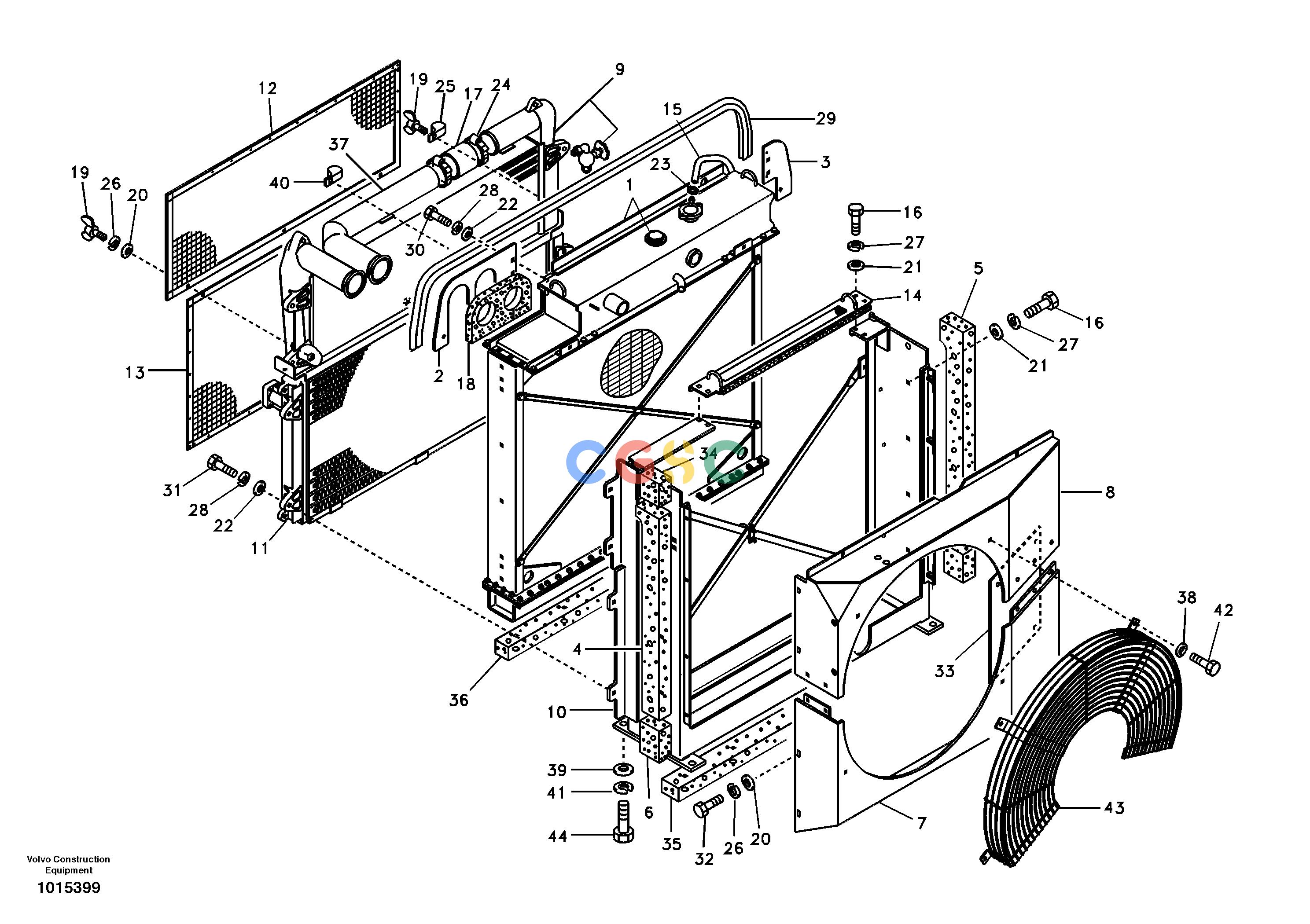 沃尔沃零件查询EC290B RadiatorNone8278505-8277480NoneNoneNoneAutodata Volvo online