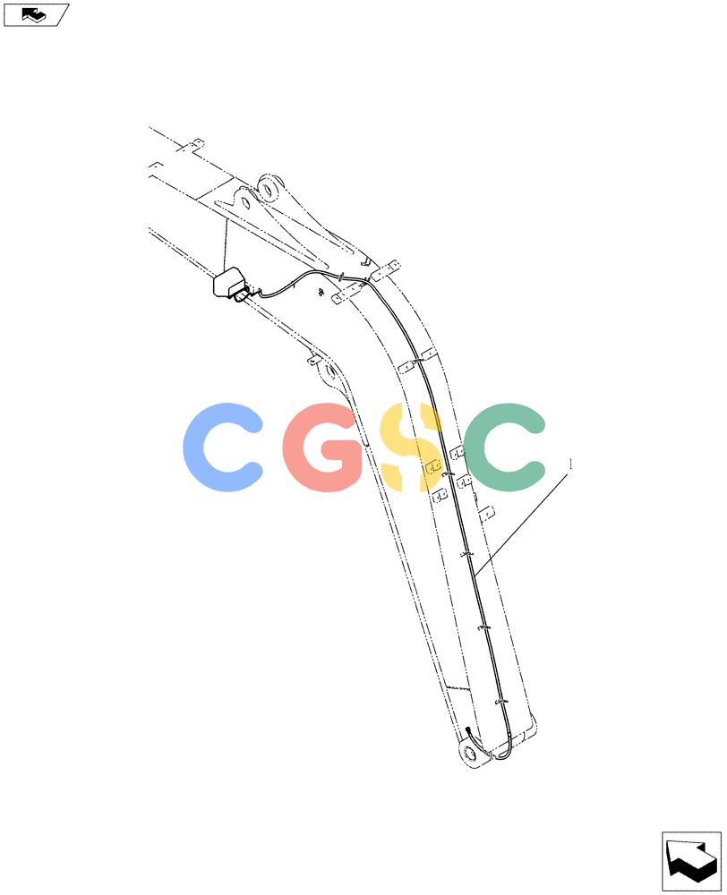 纽荷兰零件查询(E70BSR) - COMPACT CRAWLER EXCAVATOR ASN YT06-18001 (03-003[00]) - HARNESS ASSEMBLY, BOOM New Holland Constructuion