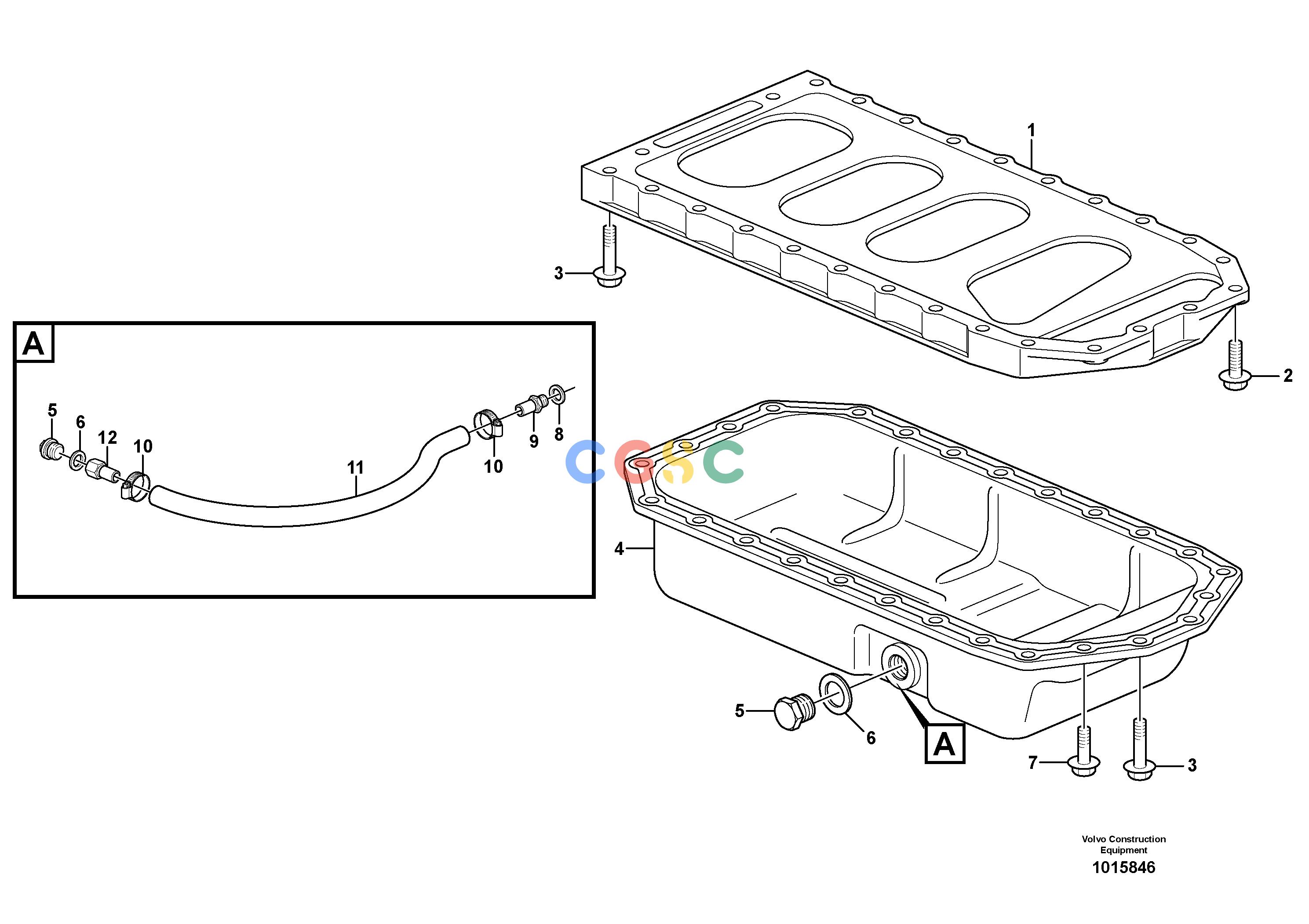 沃尔沃零件查询MC90B Oil sumpS/N 71000 -11858384, 11858385-11840379VOE11858384NoneAutodata Volvo online