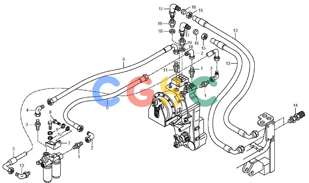 纽荷兰零件查询(AD300) - ARTICULATED DUMP TRUCK (1/01-) (1.211/3[27]) - ENGINE - GEARBOX OIL COOLING SYSTEM HYDRAULIC CIRCUIT New Holland Constructuion