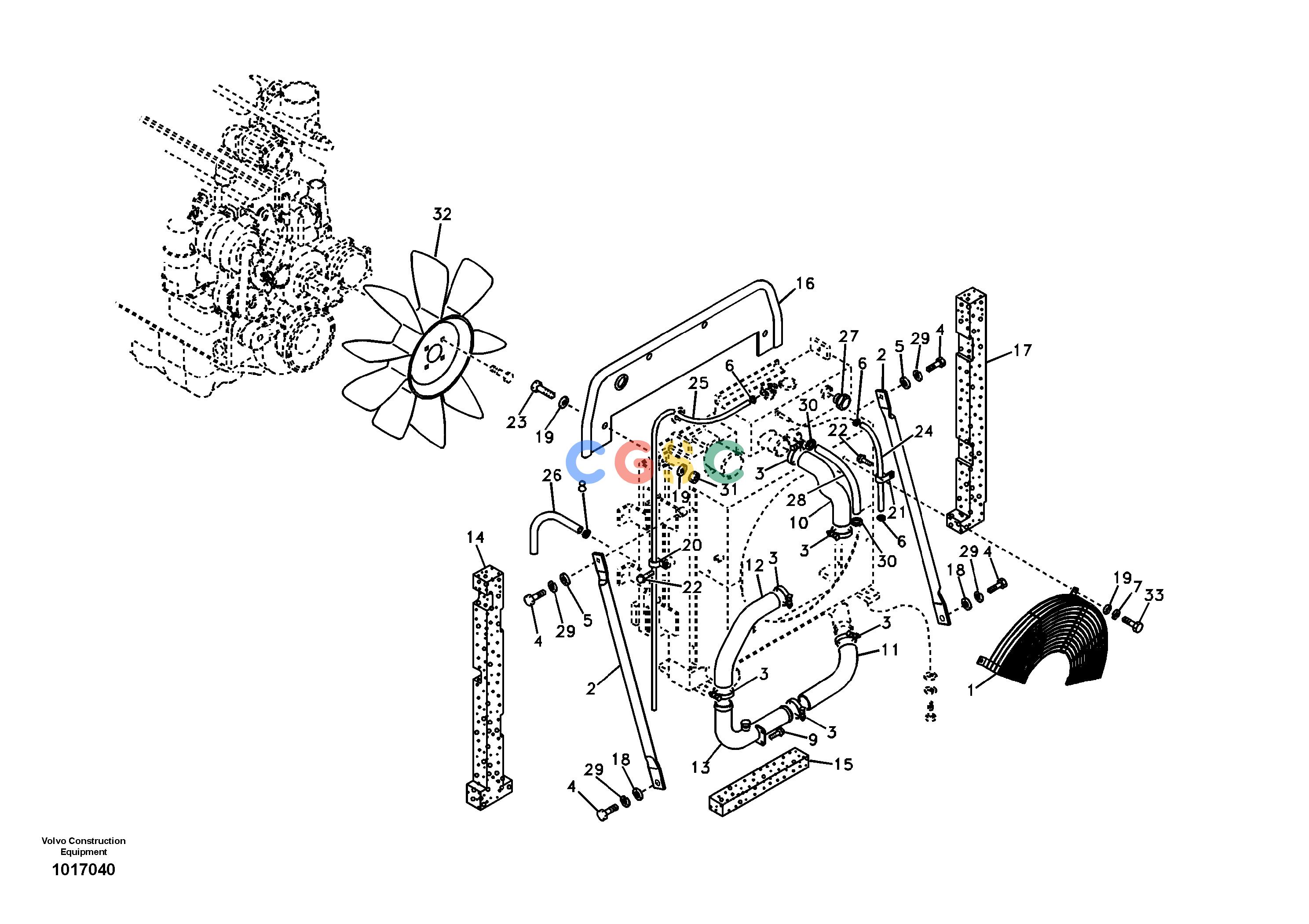 沃尔沃零件查询EW145B Cooling systemNone8287682-NoneNoneNoneNoneAutodata Volvo online