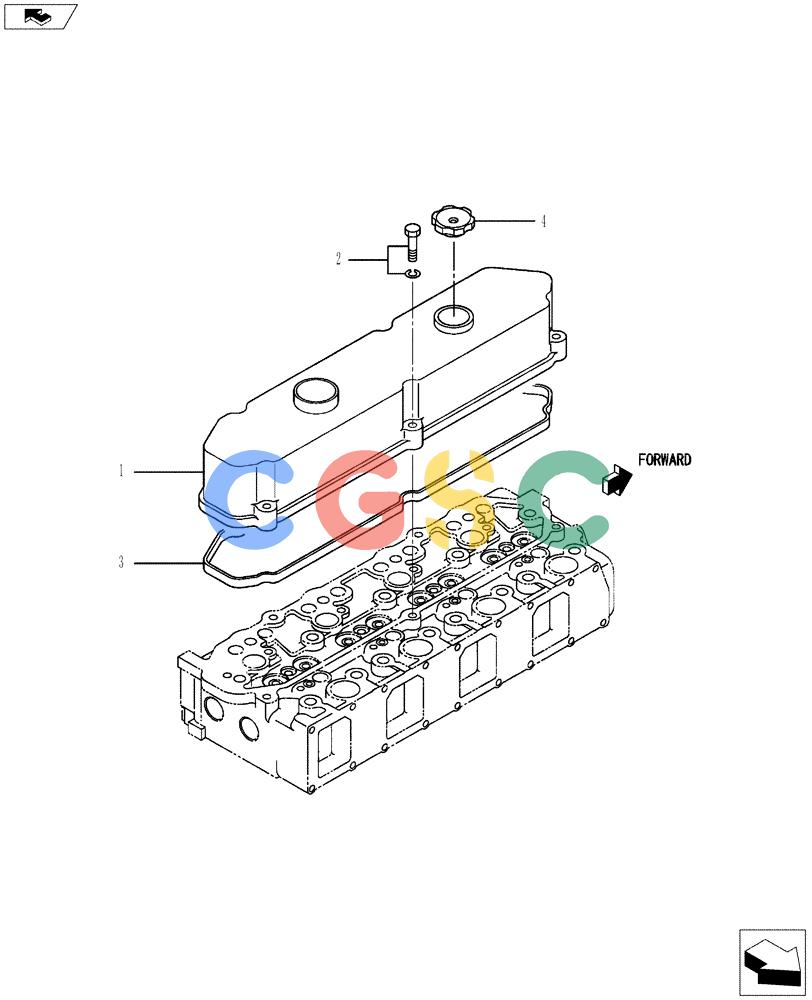 神钢零件查询(ED150-2) - BLADE RUNNER EXCAVATOR/DOZER ASN LH01-01001 (1/09-12/12) (08-003[00]) - ROCKER COVER Kobelco