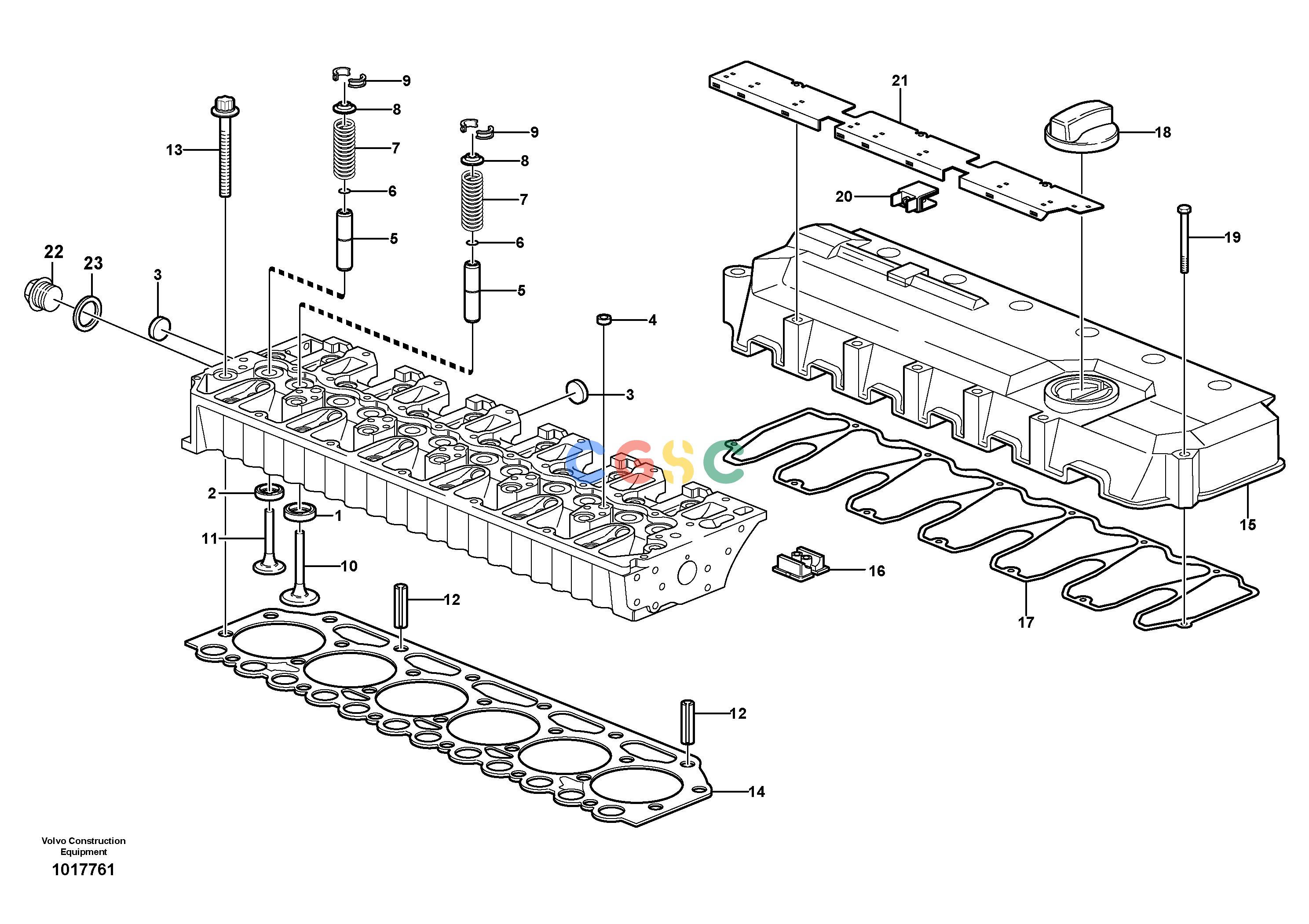 沃尔沃零件查询EC240B Cylinder headNone8277587 S/N -10813-8278909 S/N 10814-NoneNoneNoneAutodata Volvo online