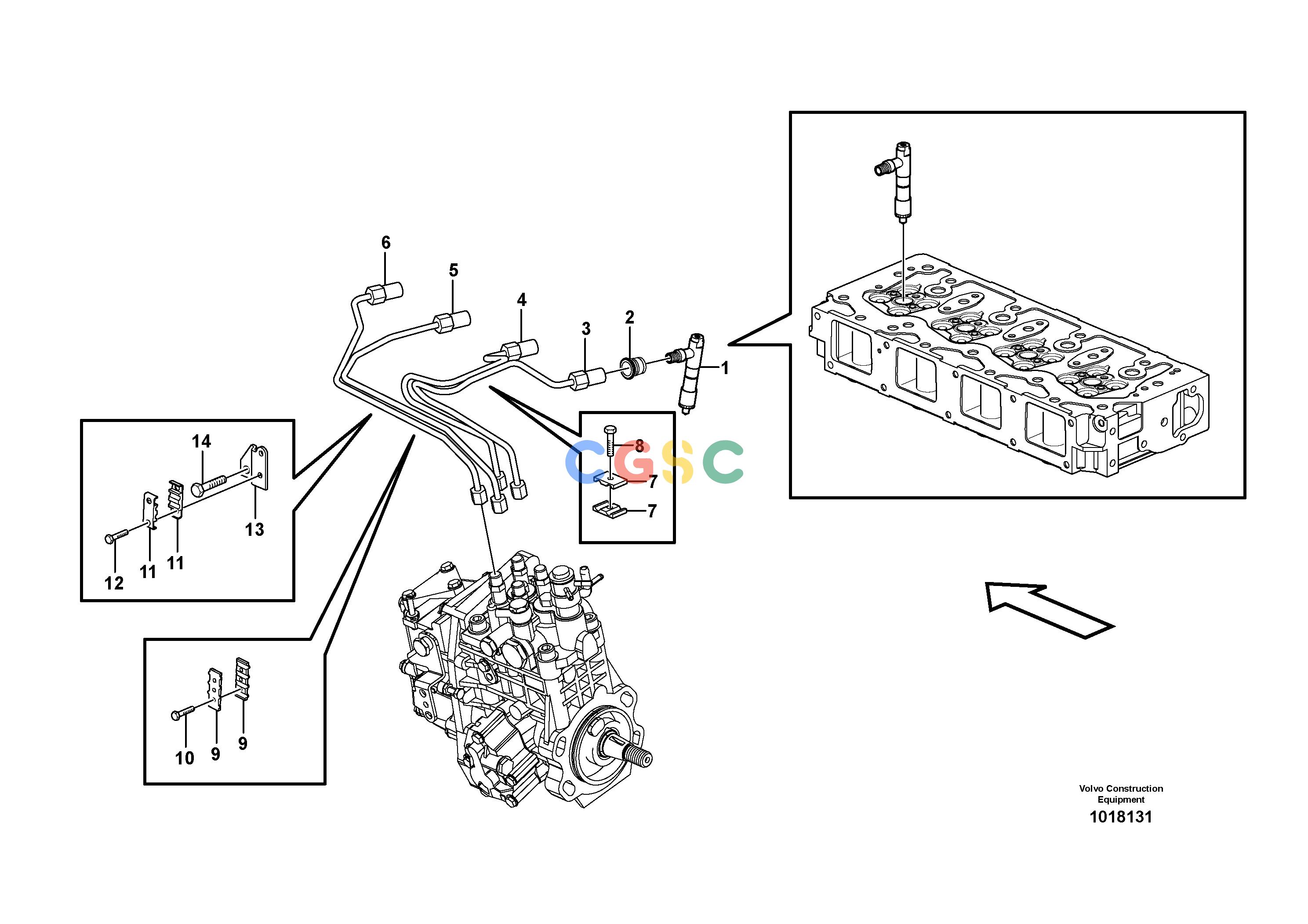 沃尔沃零件查询MC90B Fuel lines and injectorsS/N 71000 -11858380, 11858381-NoneVOE11858380NoneAutodata Volvo online
